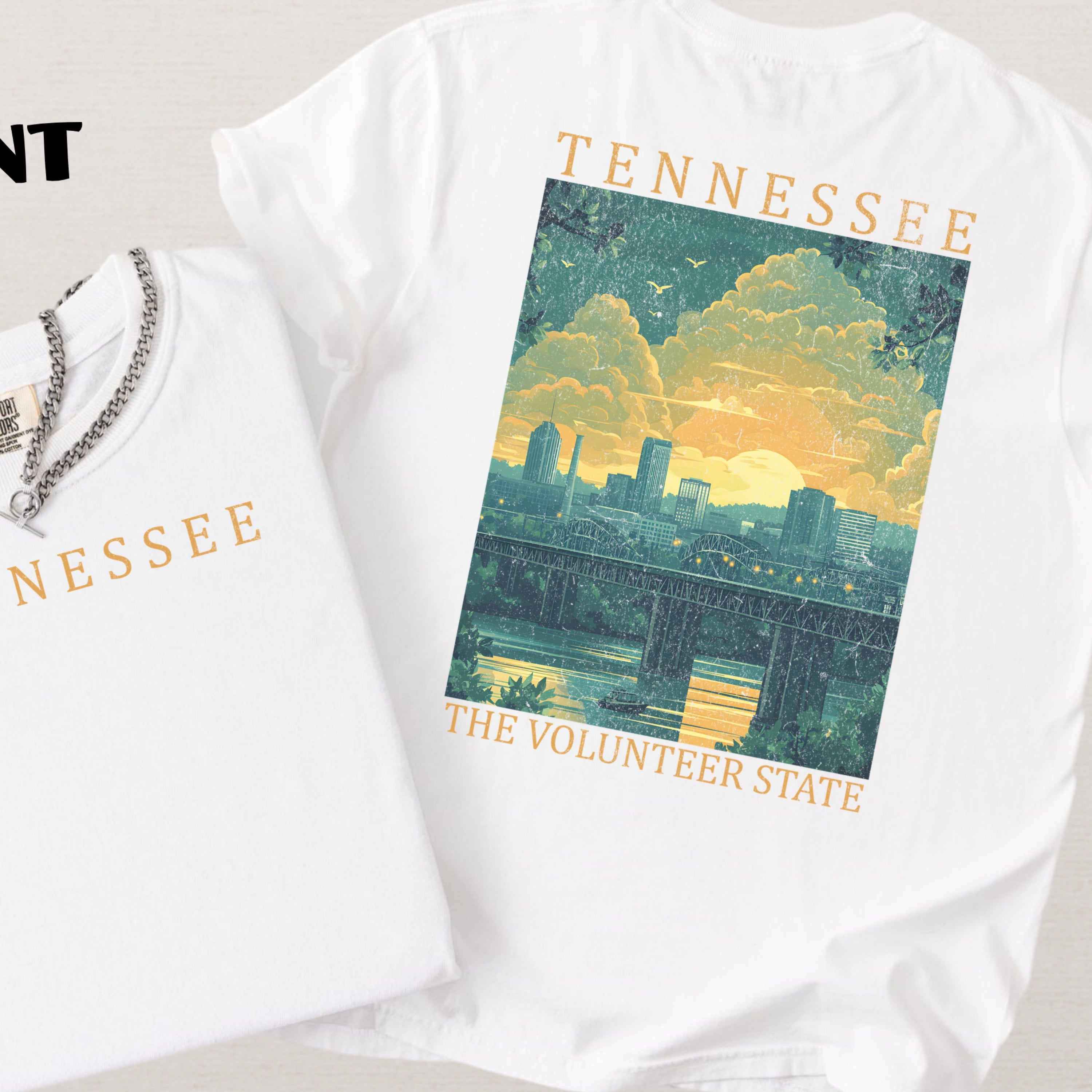 Tennessee Scenic Poster Comfort Colors Shirt