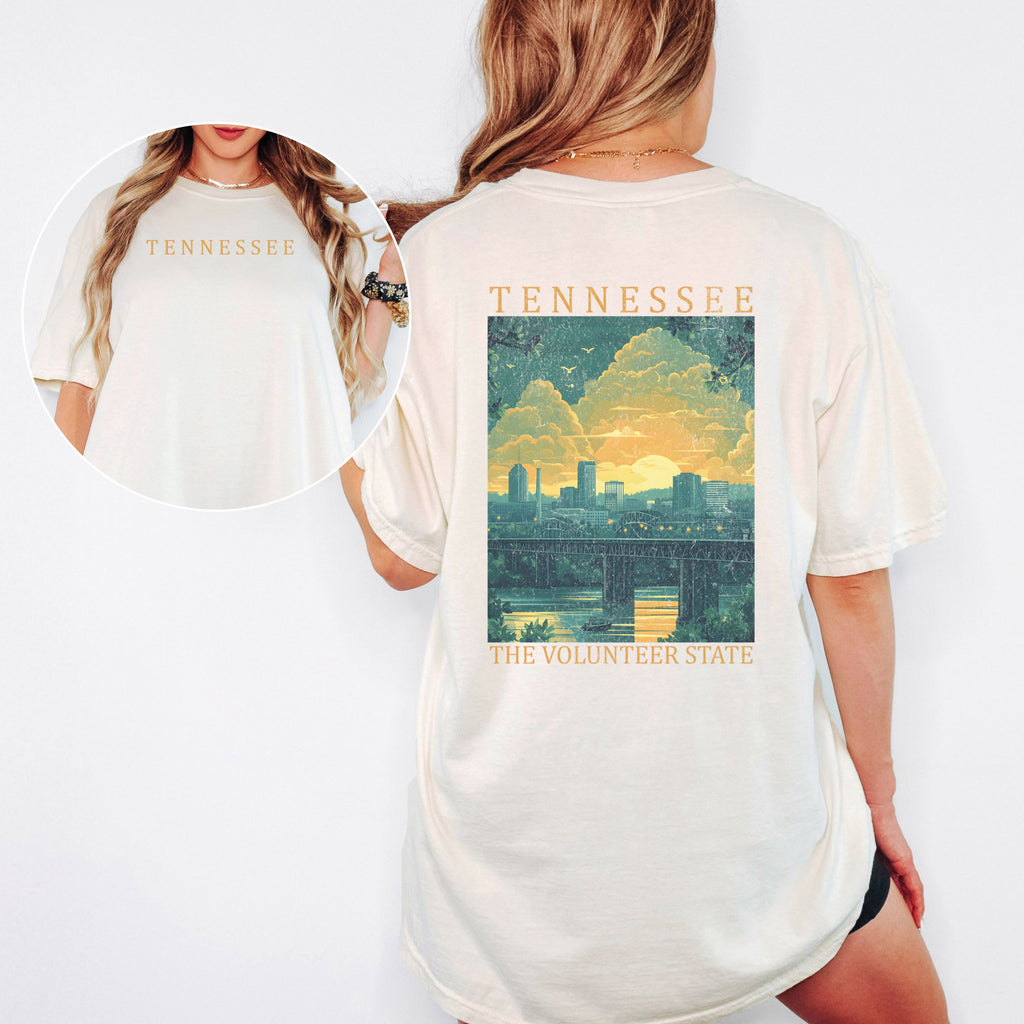 Tennessee Scenic Poster Comfort Colors Shirt