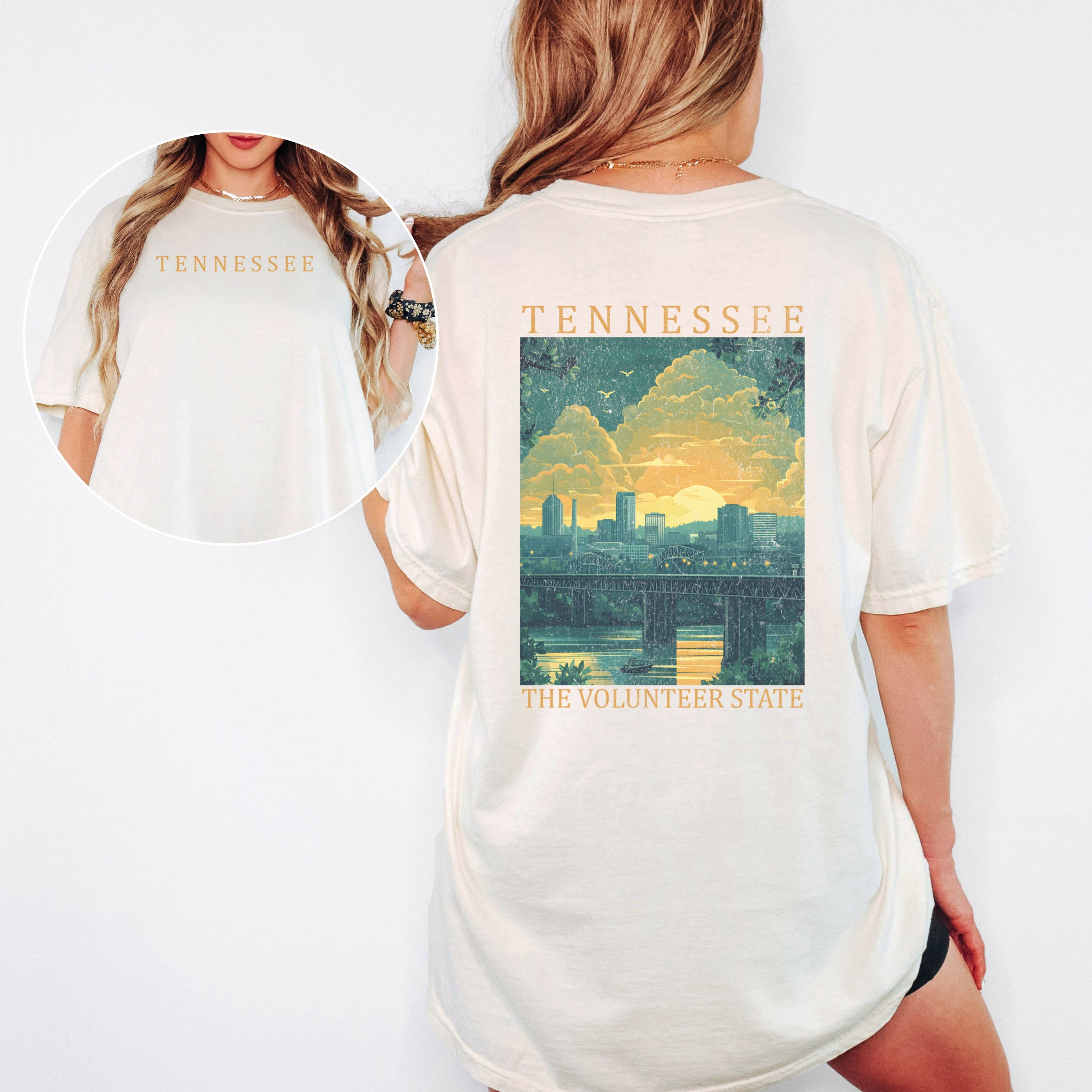Tennessee Scenic Poster Comfort Colors Shirt