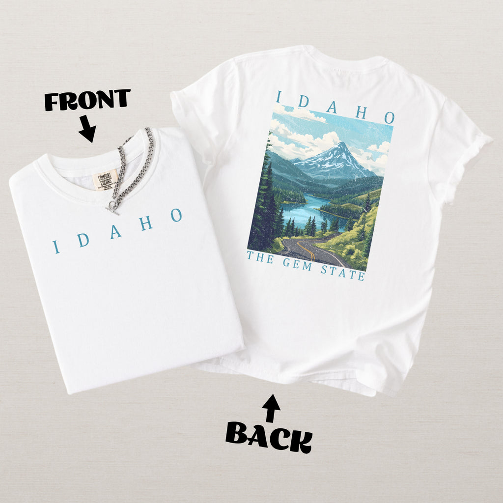 Idaho Scenic Poster Comfort Colors Shirt