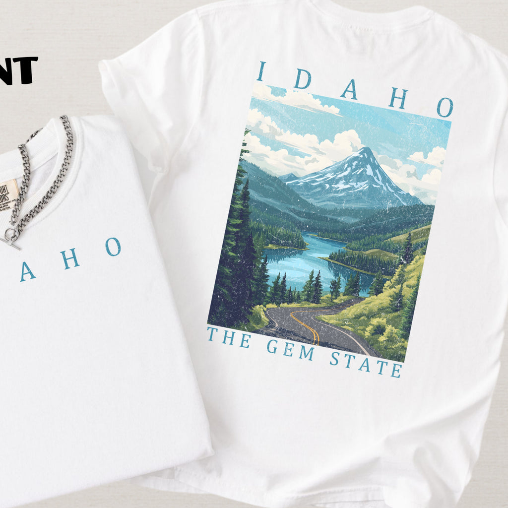 Idaho Scenic Poster Comfort Colors Shirt