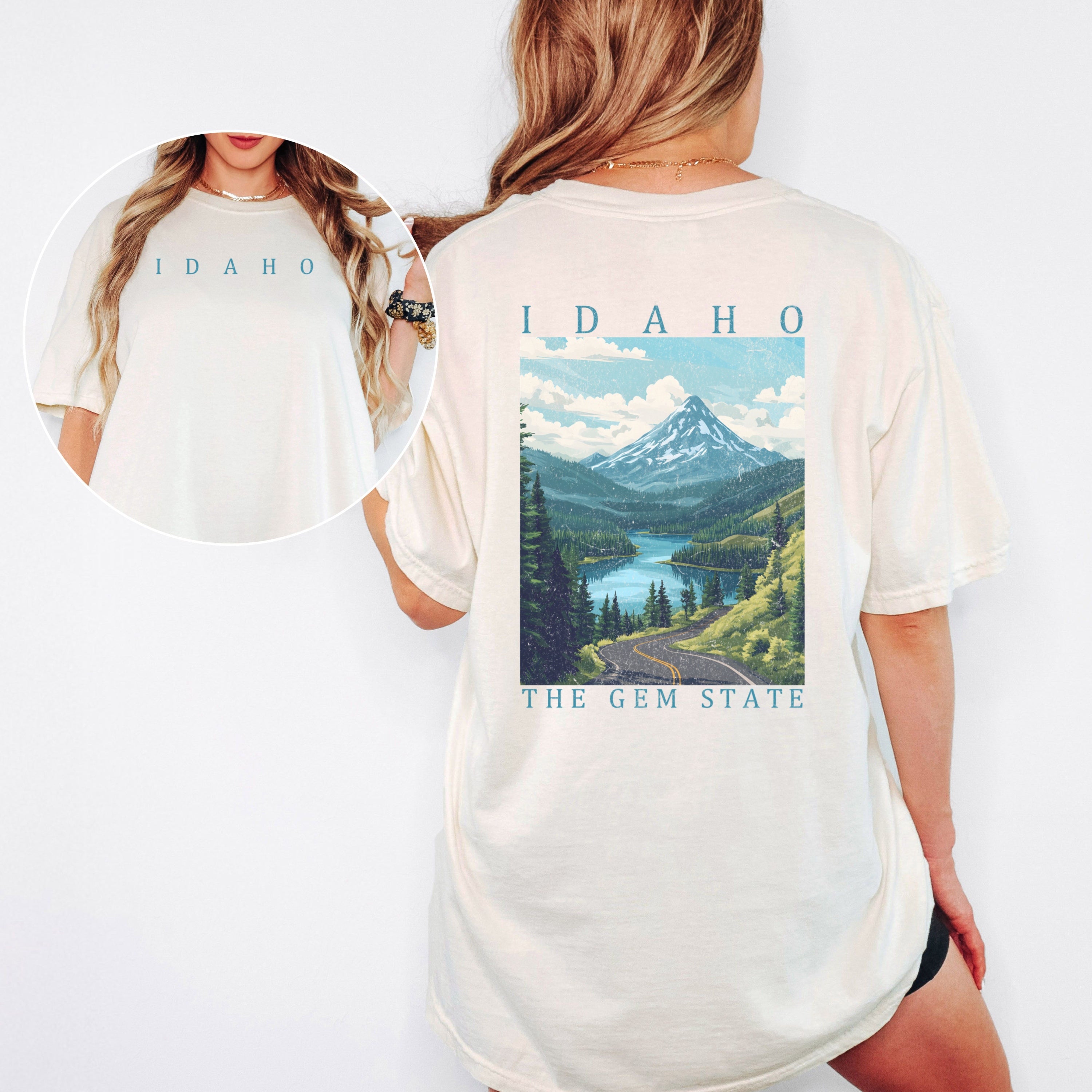 Idaho Scenic Poster Comfort Colors Shirt