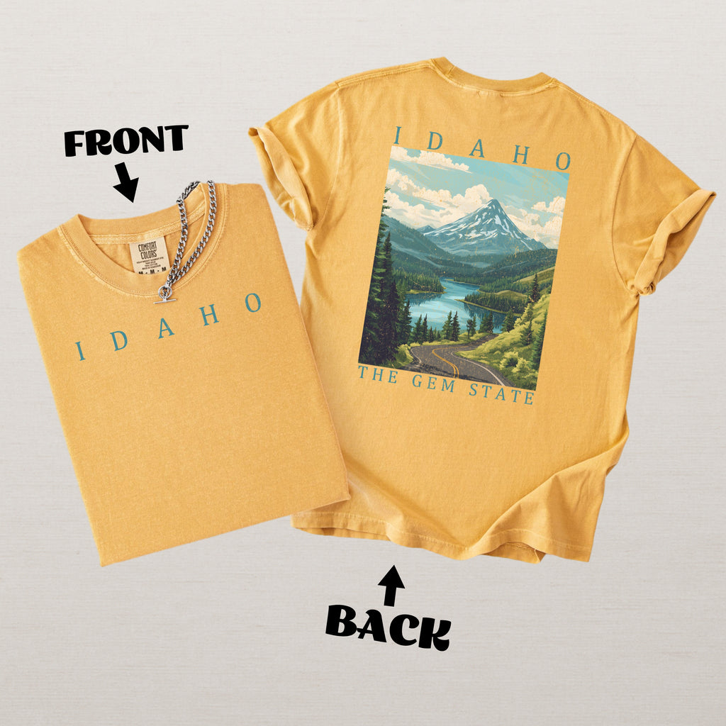 Idaho Scenic Poster Comfort Colors Shirt