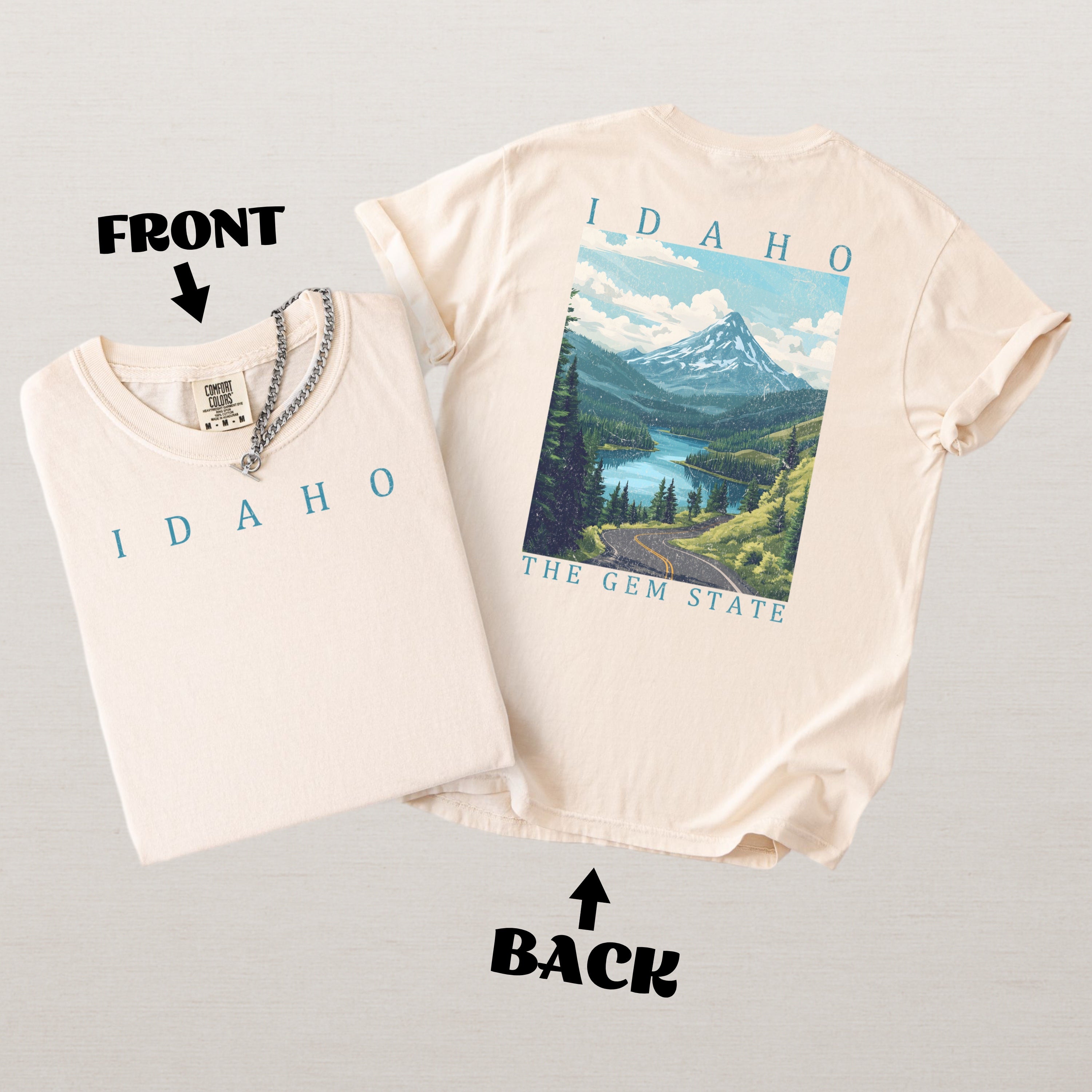 Idaho Scenic Poster Comfort Colors Shirt