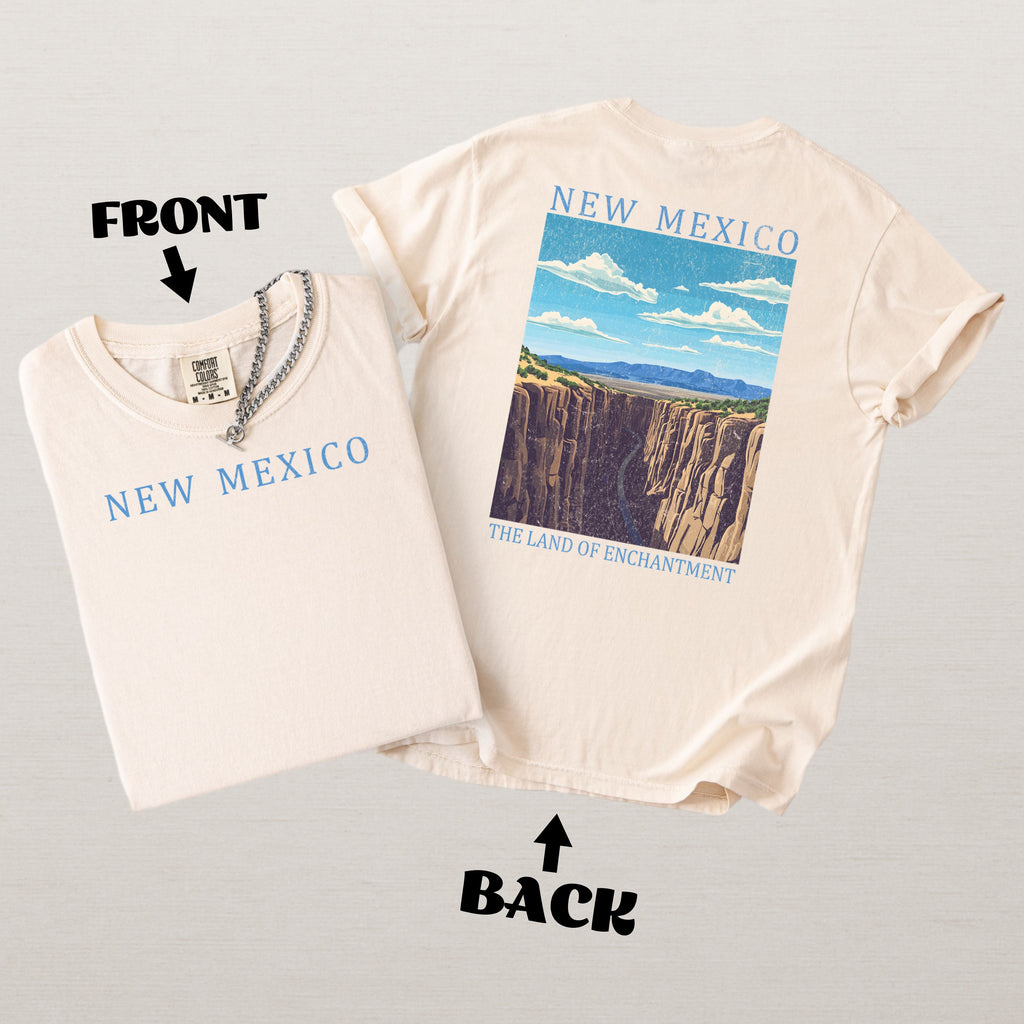 New Mexico Scenic Poster Comfort Colors Shirt