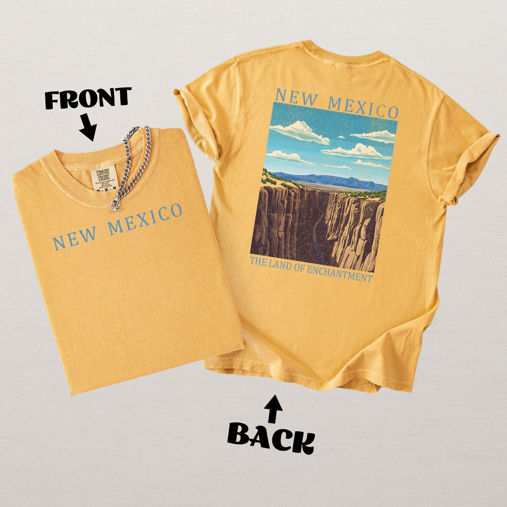 New Mexico Scenic Poster Comfort Colors Shirt