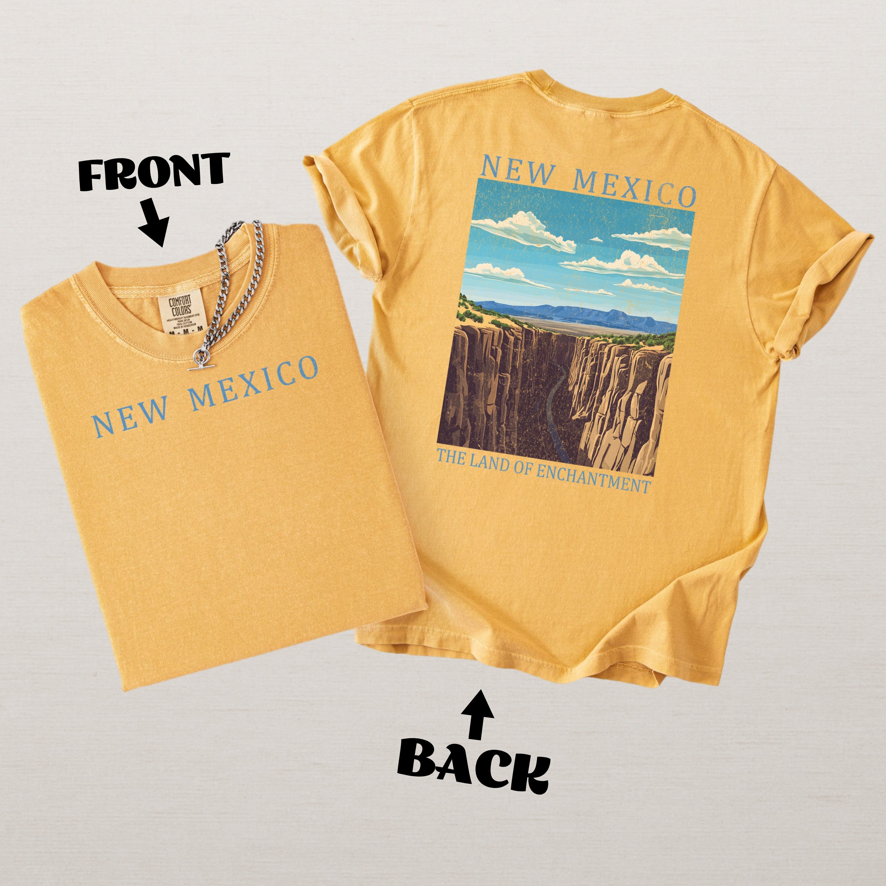 New Mexico Scenic Poster Comfort Colors Shirt