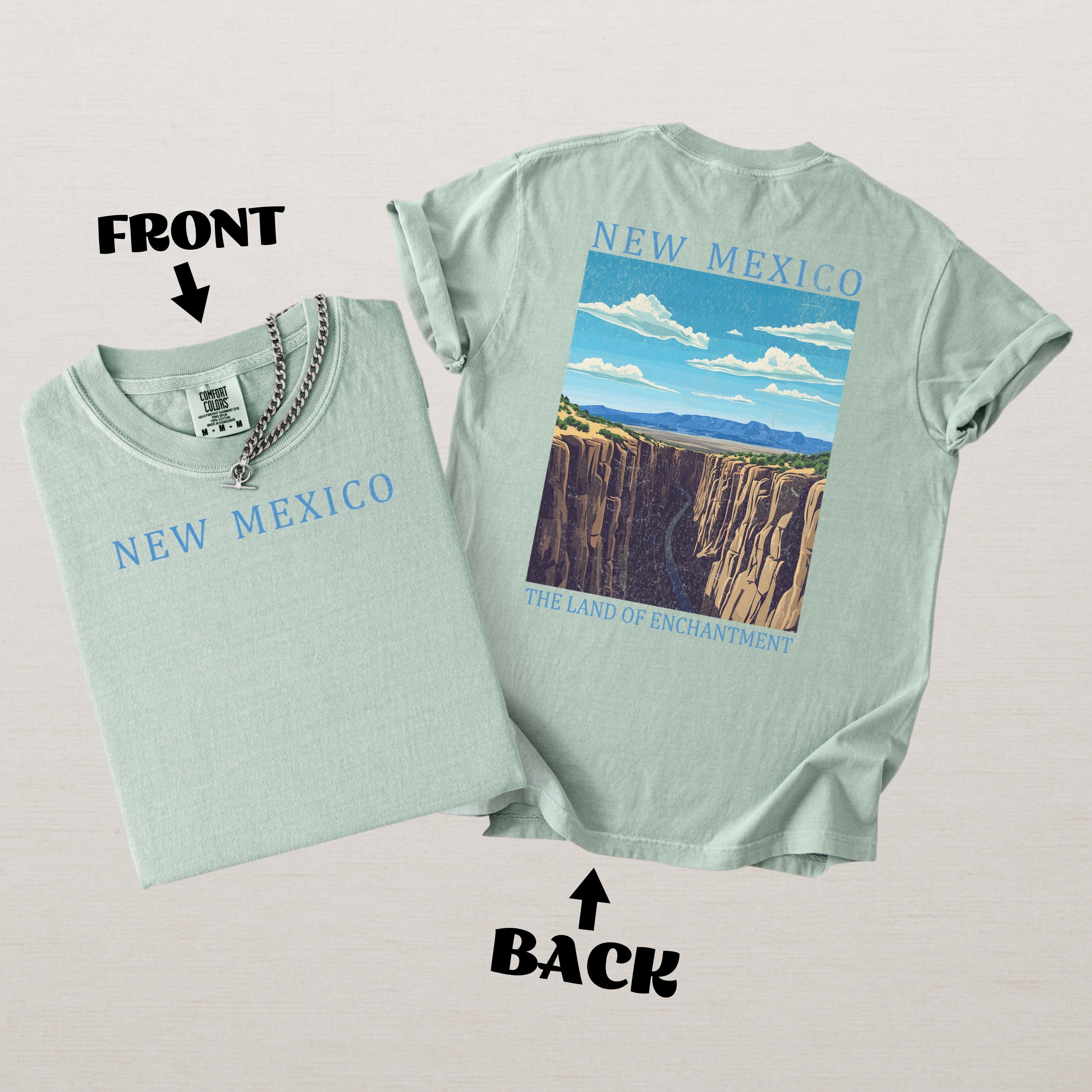 New Mexico Scenic Poster Comfort Colors Shirt