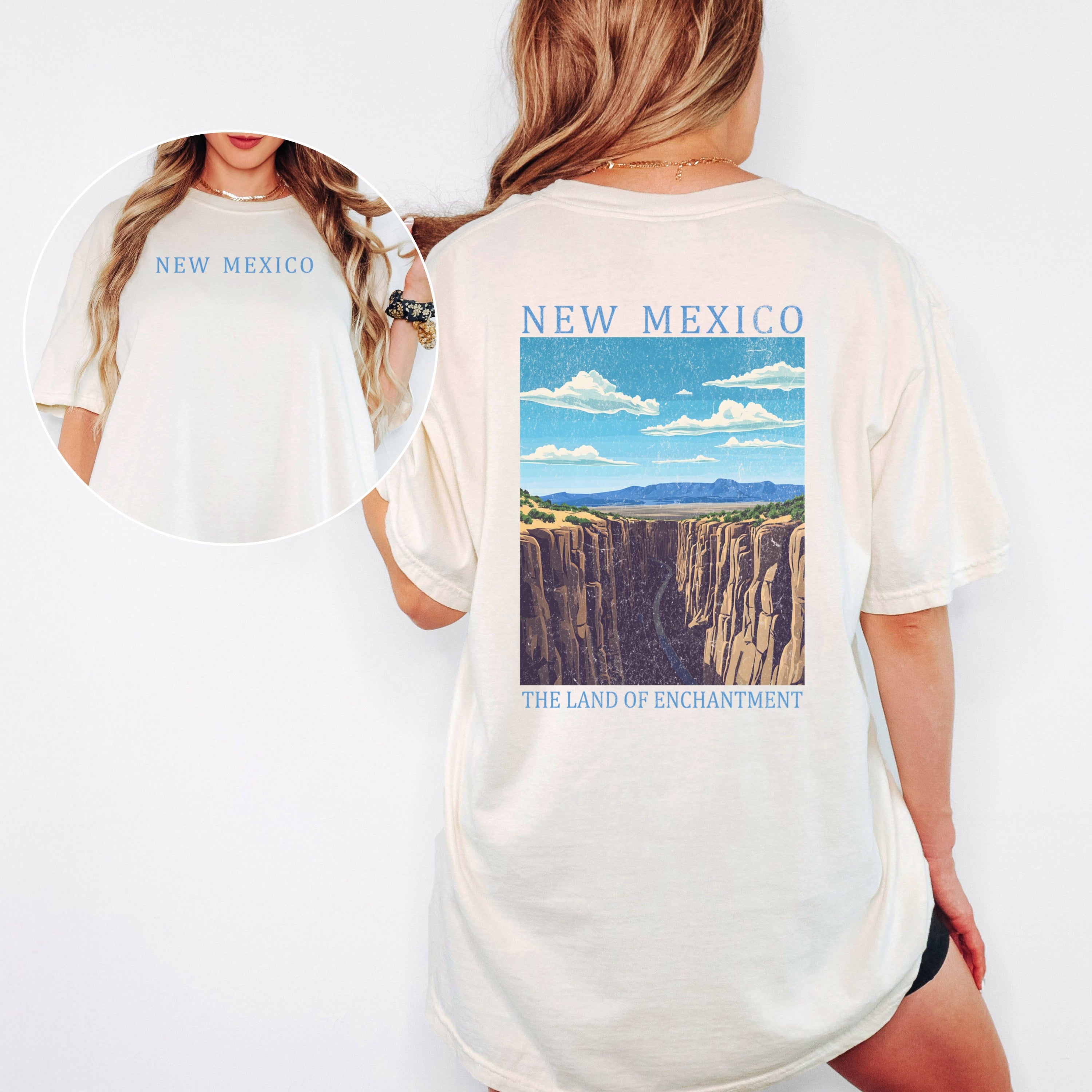 New Mexico Scenic Poster Comfort Colors Shirt