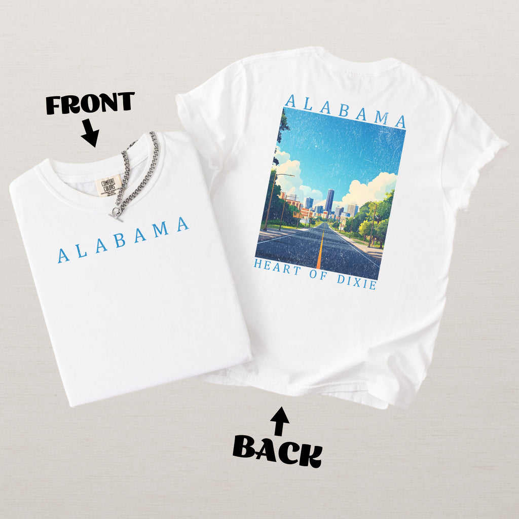 Alabama Scenic Poster Comfort Colors Shirt
