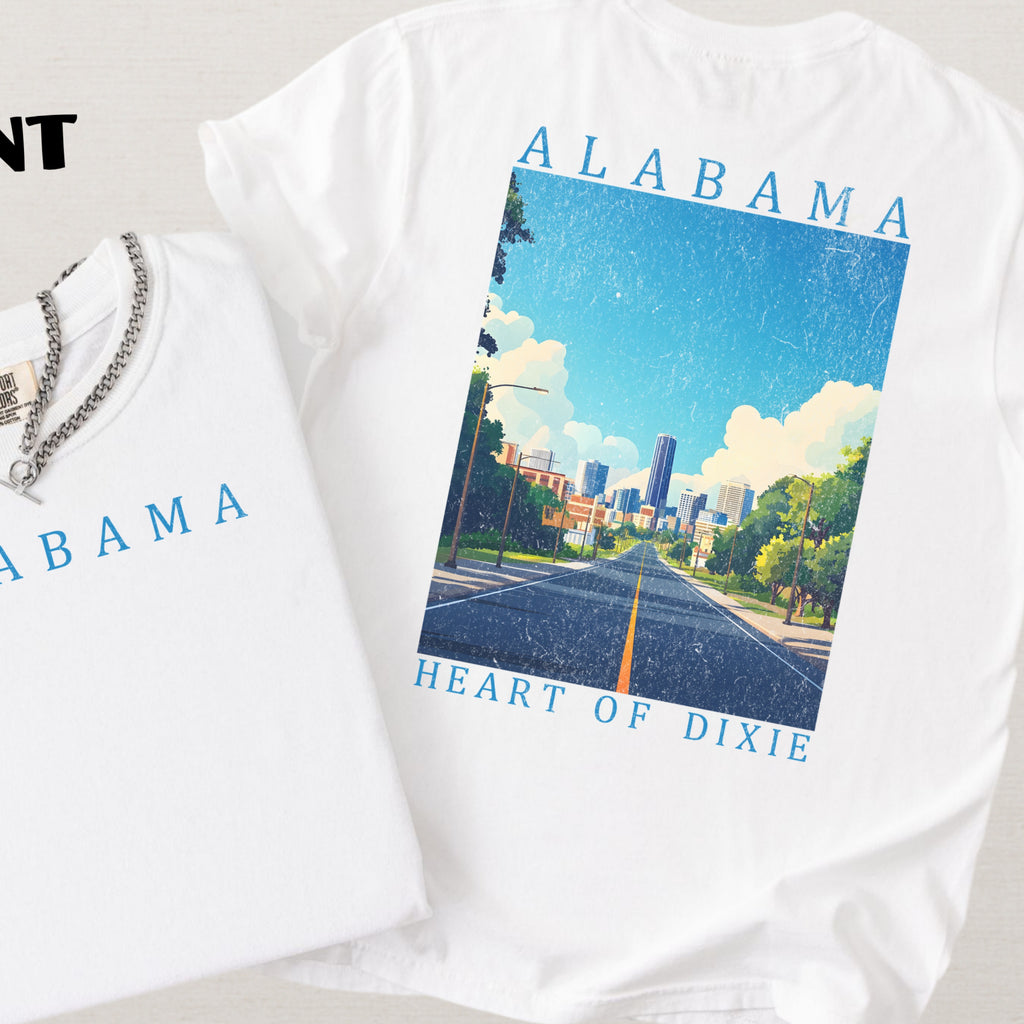Alabama Scenic Poster Comfort Colors Shirt
