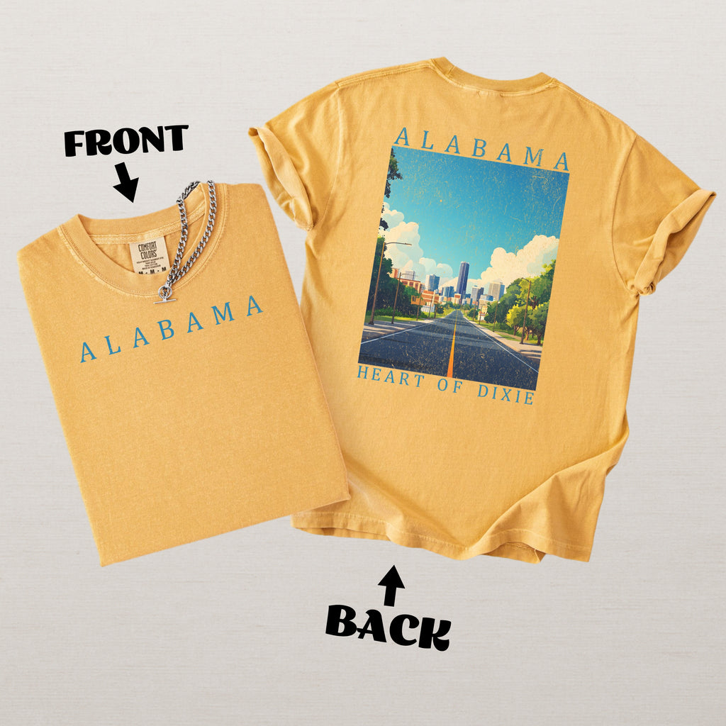 Alabama Scenic Poster Comfort Colors Shirt