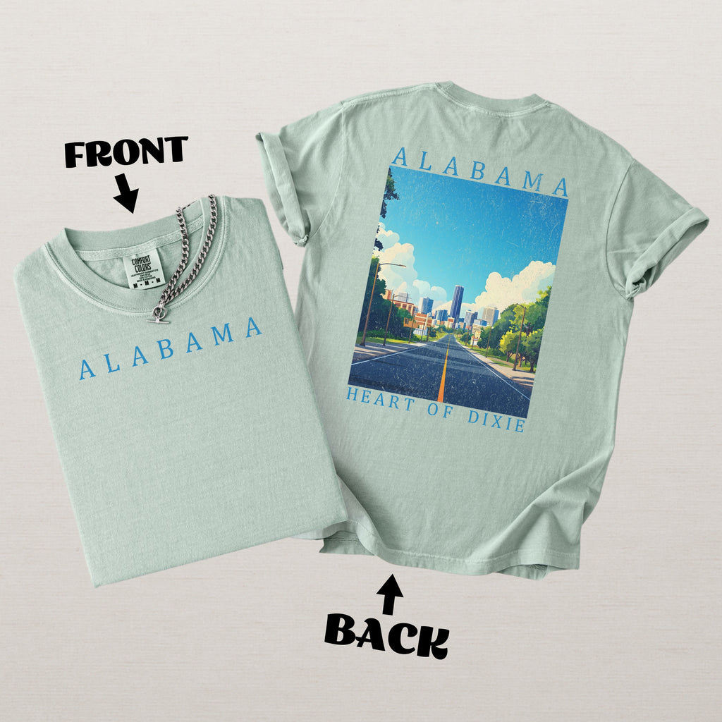 Alabama Scenic Poster Comfort Colors Shirt