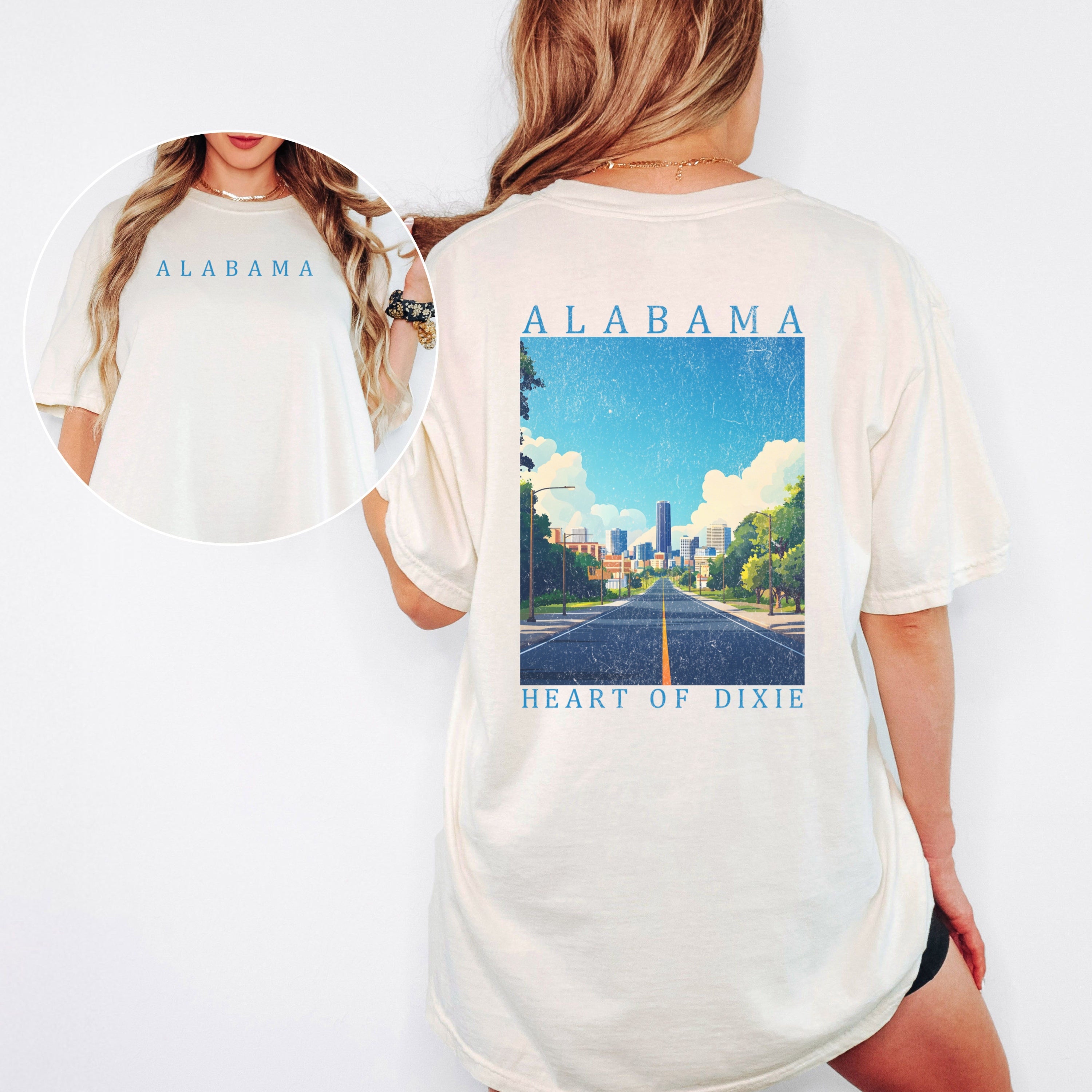 Alabama Scenic Poster Comfort Colors Shirt