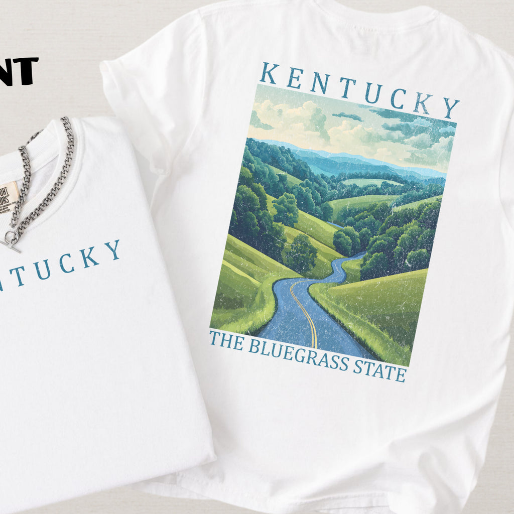 Kentucky Scenic Poster Comfort Colors Shirt