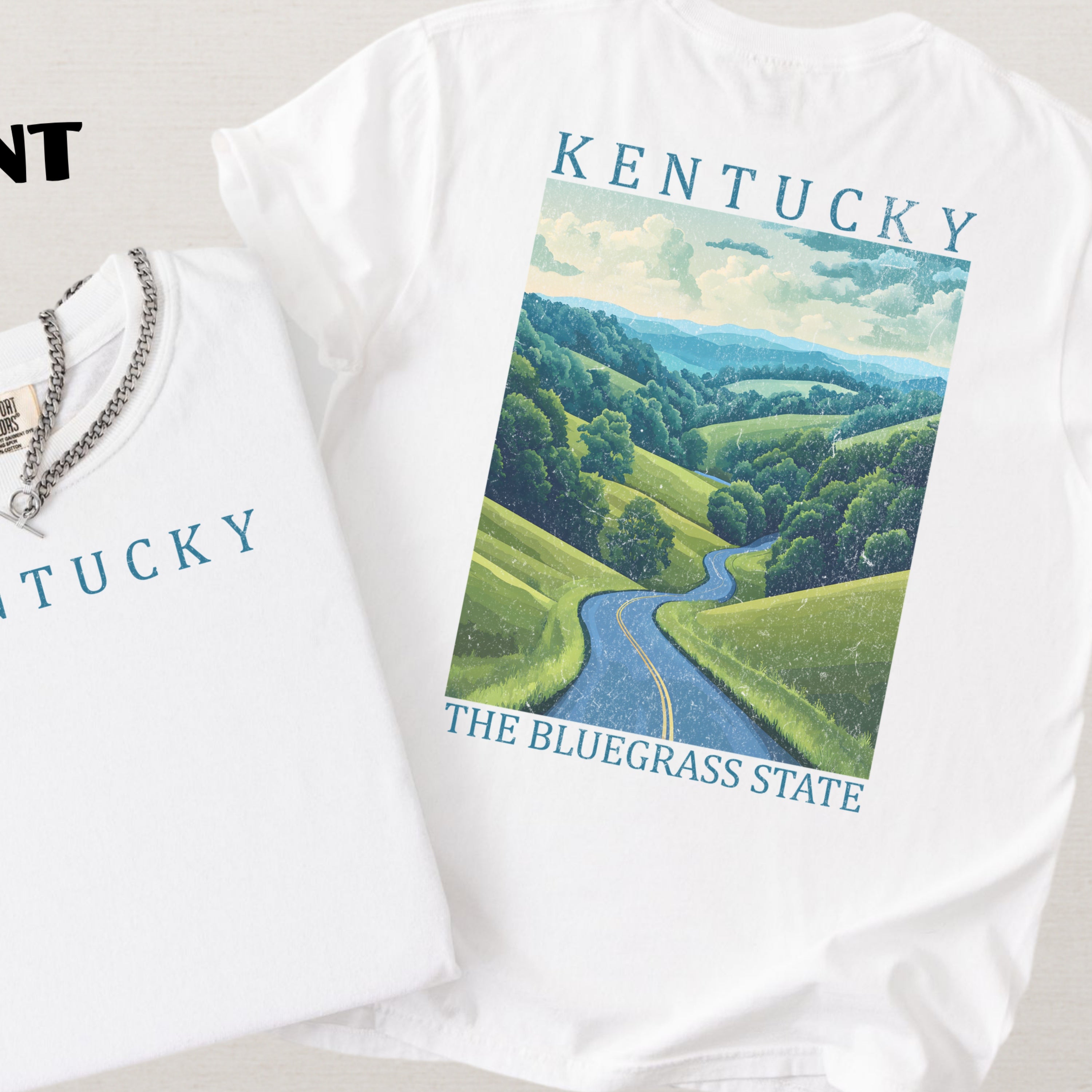 Kentucky Scenic Poster Comfort Colors Shirt