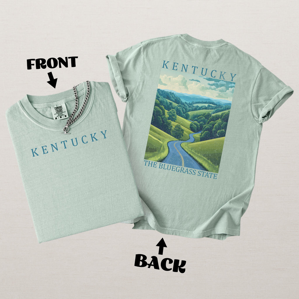 Kentucky Scenic Poster Comfort Colors Shirt