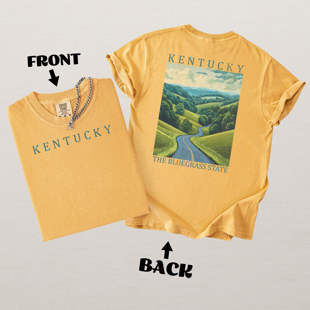 Kentucky Scenic Poster Comfort Colors Shirt