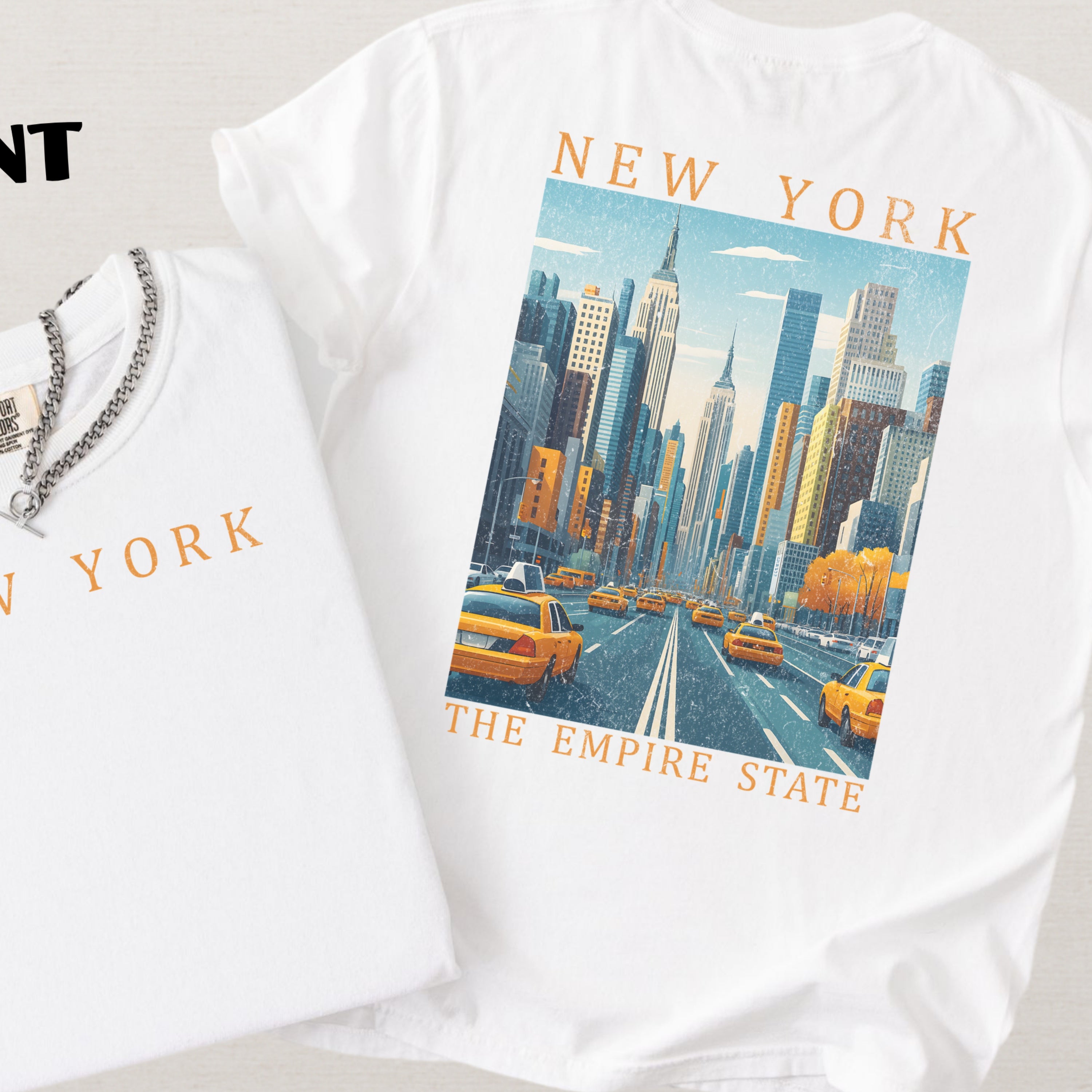 New York Scenic Poster Comfort Colors Shirt
