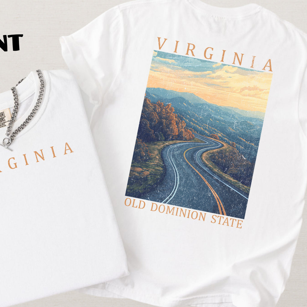 Virginia Scenic Poster Comfort Colors Shirt