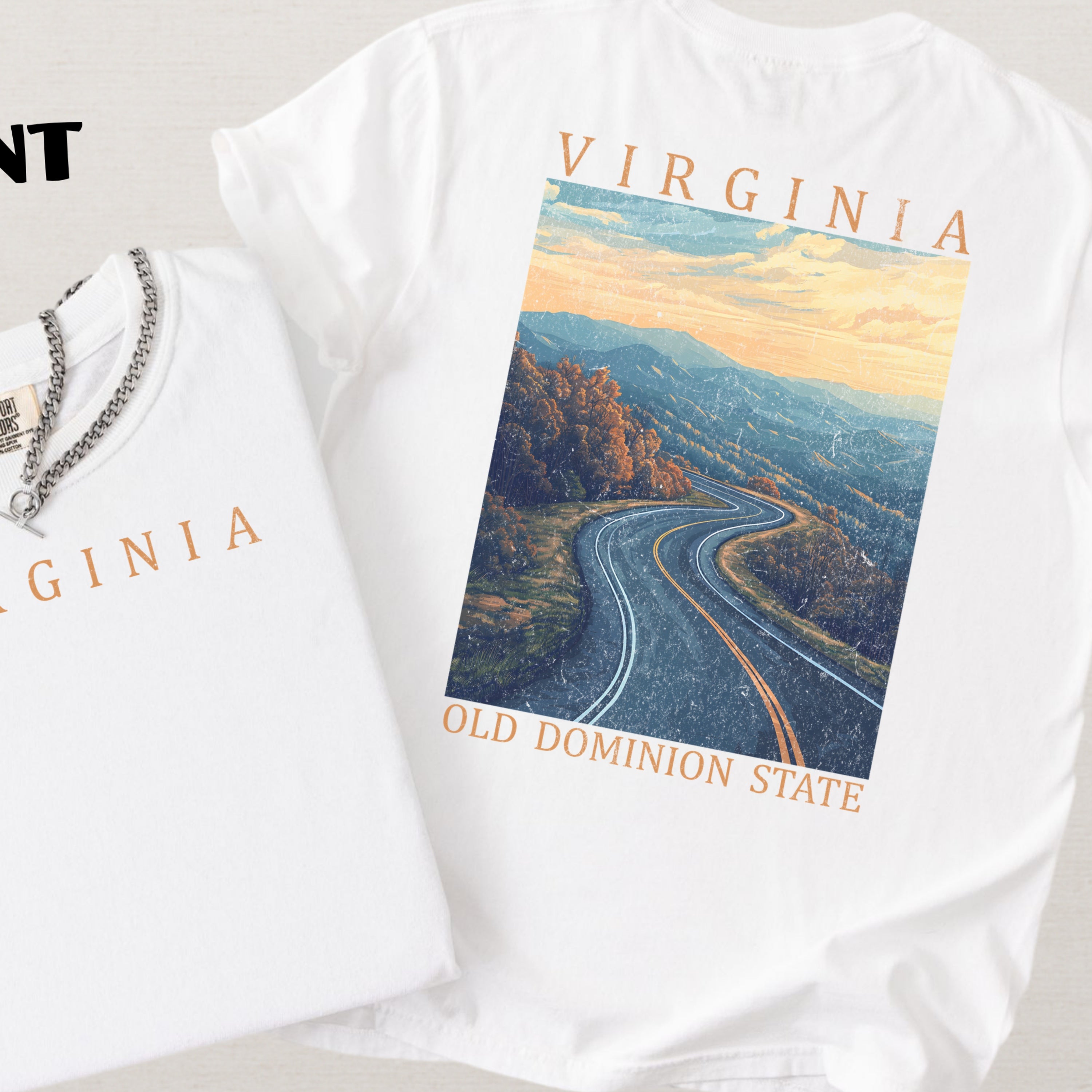 Virginia Scenic Poster Comfort Colors Shirt