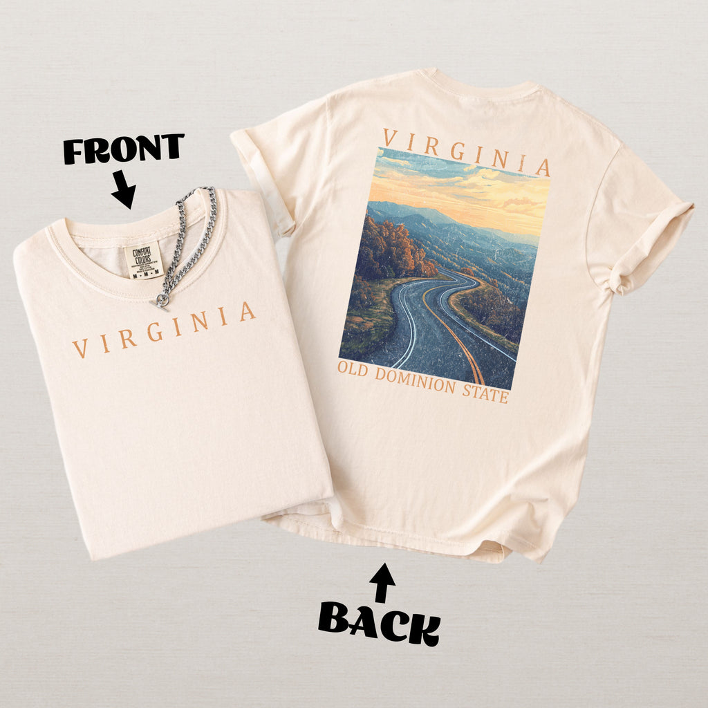 Virginia Scenic Poster Comfort Colors Shirt