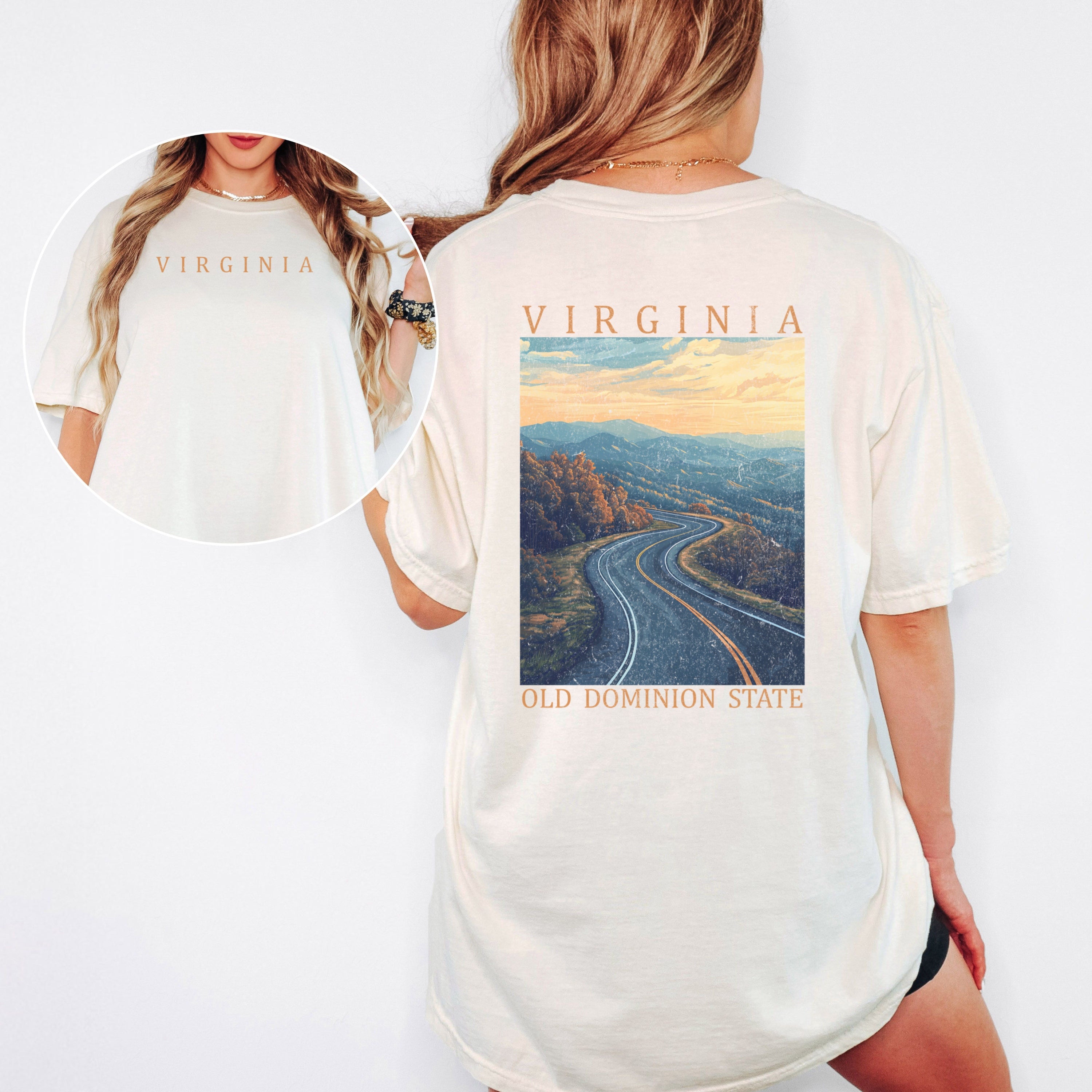 Virginia Scenic Poster Comfort Colors Shirt