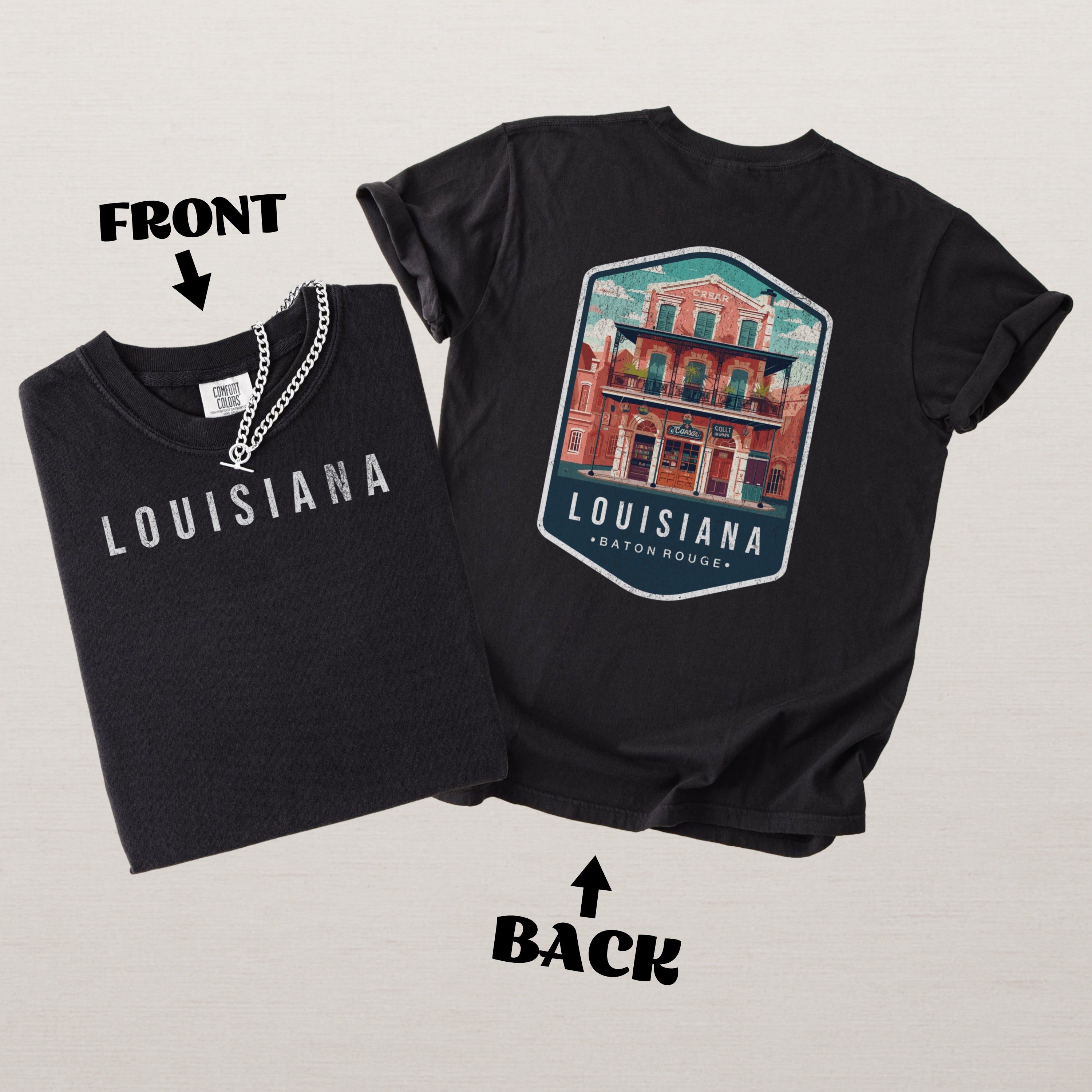 Louisiana Scenic Badge Shirt – Baton Rouge Edition