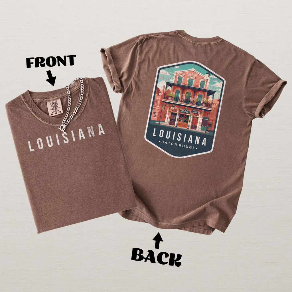 Louisiana Scenic Badge Shirt – Baton Rouge Edition