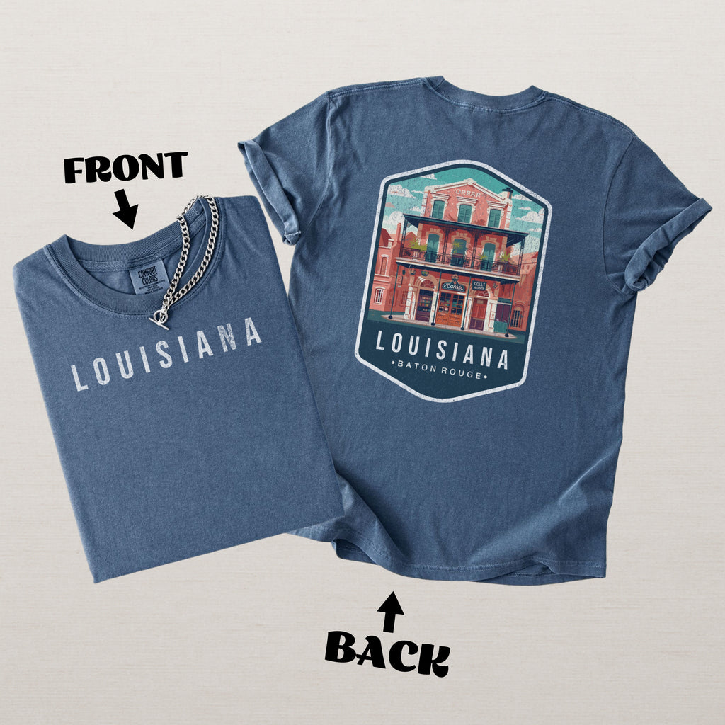 Louisiana Scenic Badge Shirt – Baton Rouge Edition