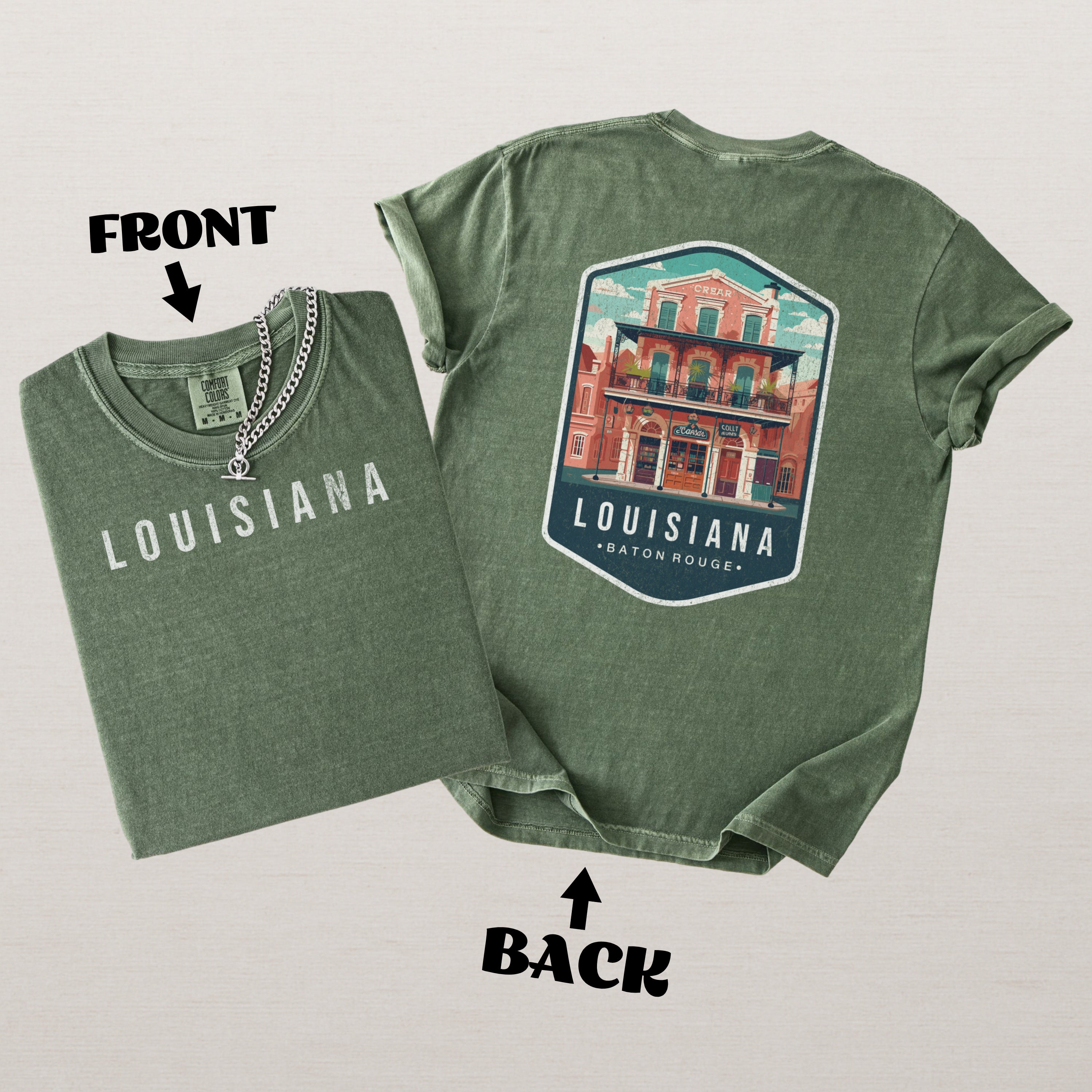 Louisiana Scenic Badge Shirt – Baton Rouge Edition