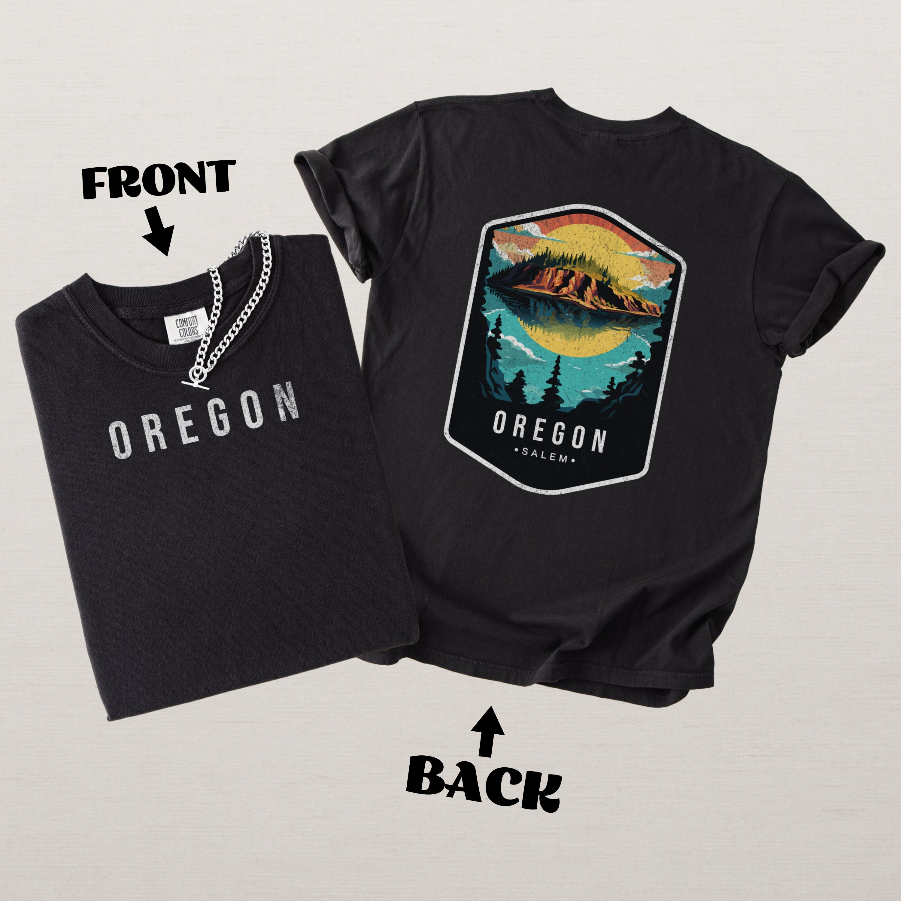 Oregon Scenic Badge Shirt – Salem Edition