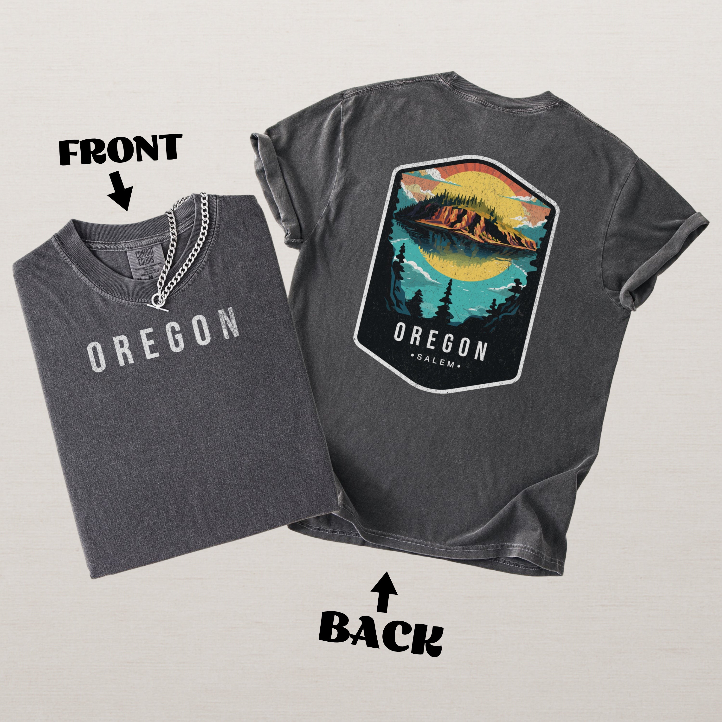 Oregon Scenic Badge Shirt – Salem Edition