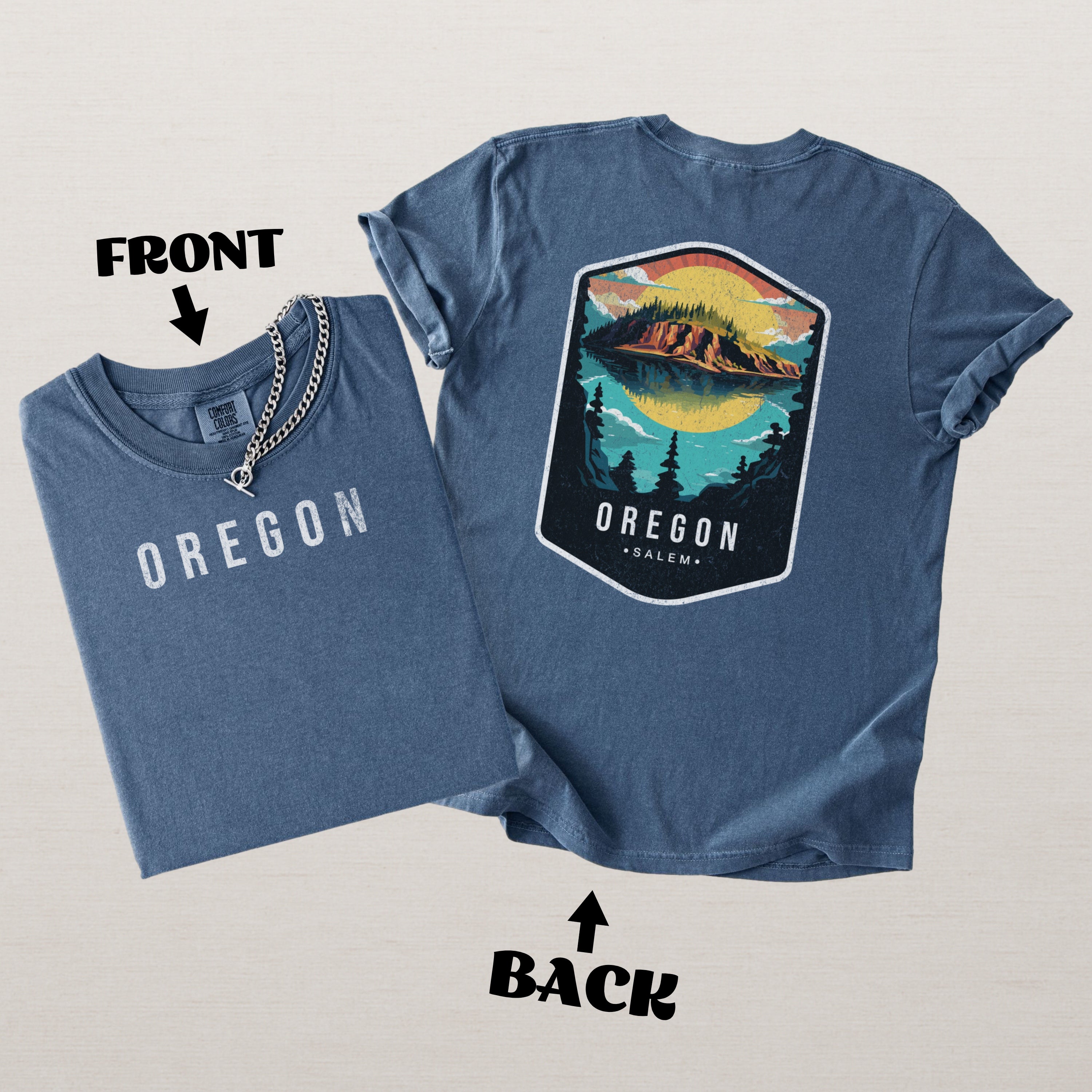 Oregon Scenic Badge Shirt – Salem Edition