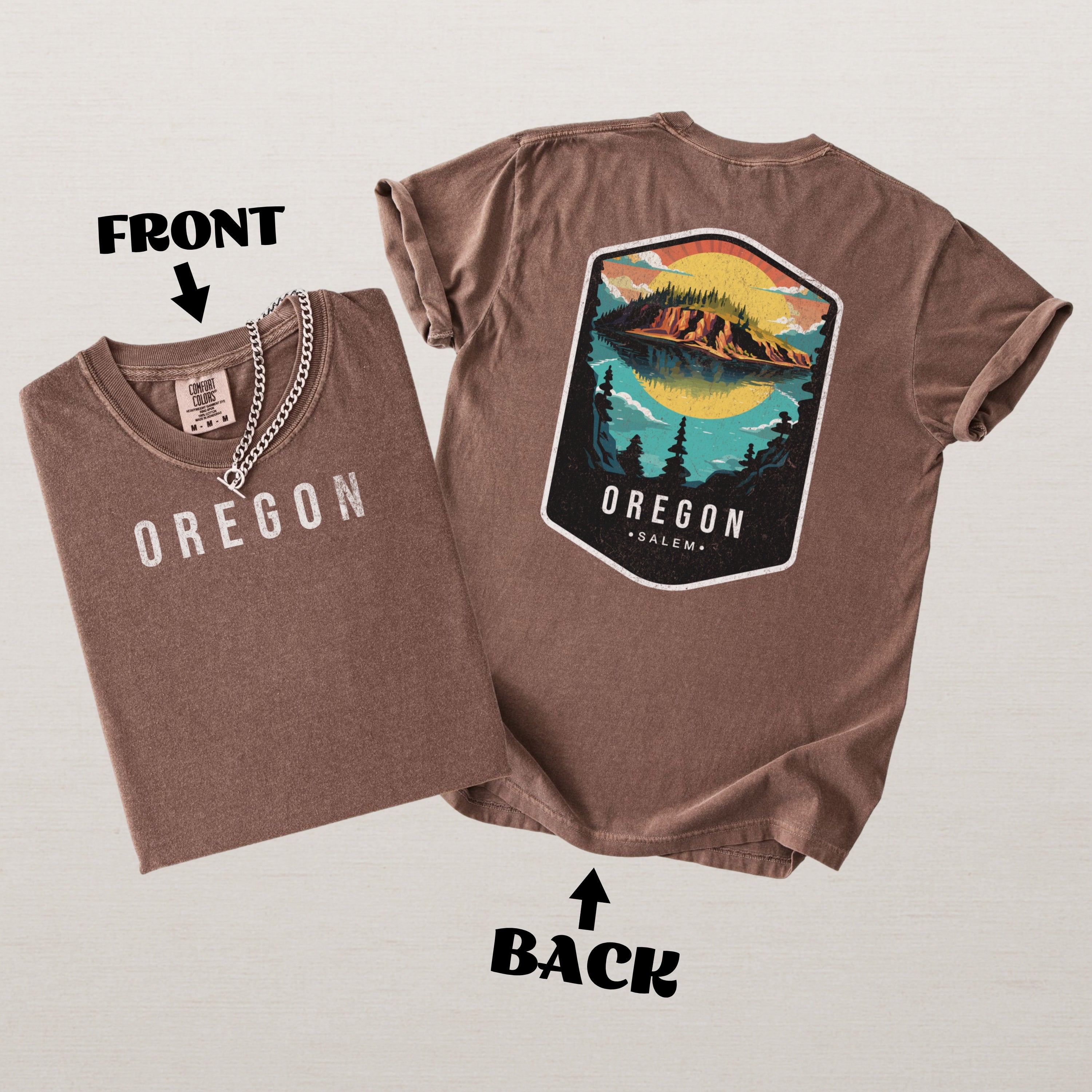 Oregon Scenic Badge Shirt – Salem Edition