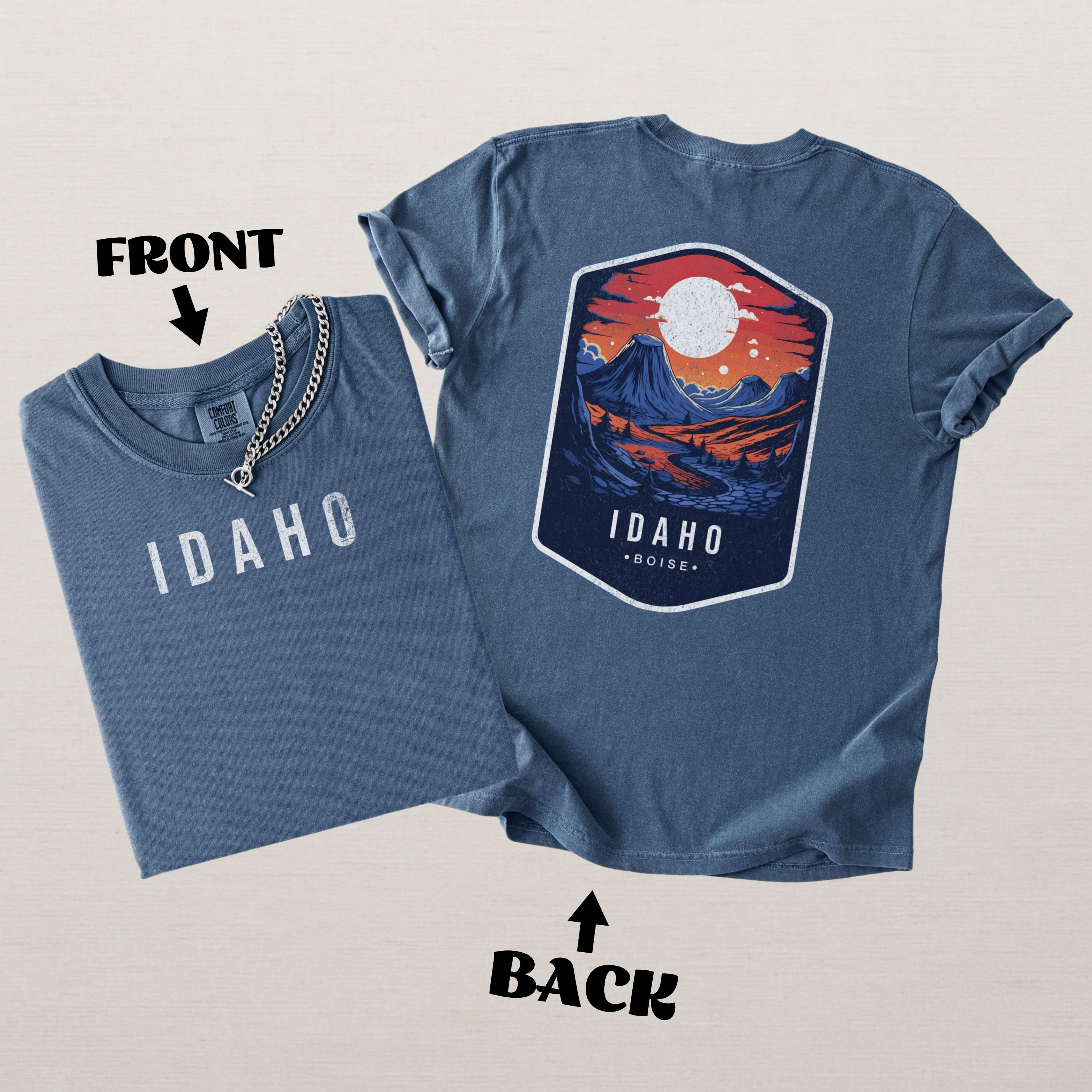 Idaho Scenic Badge Shirt – Boise Edition