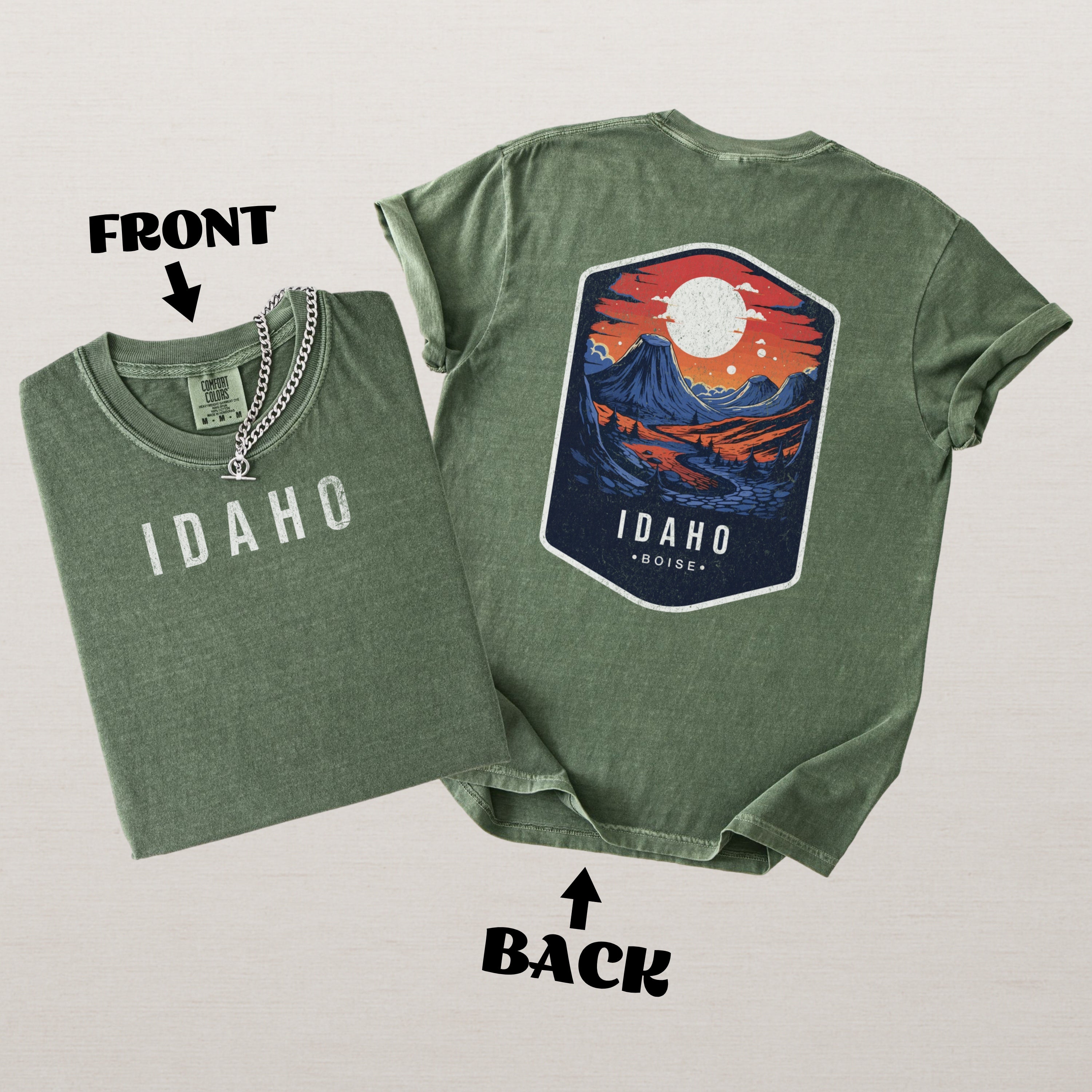 Idaho Scenic Badge Shirt – Boise Edition