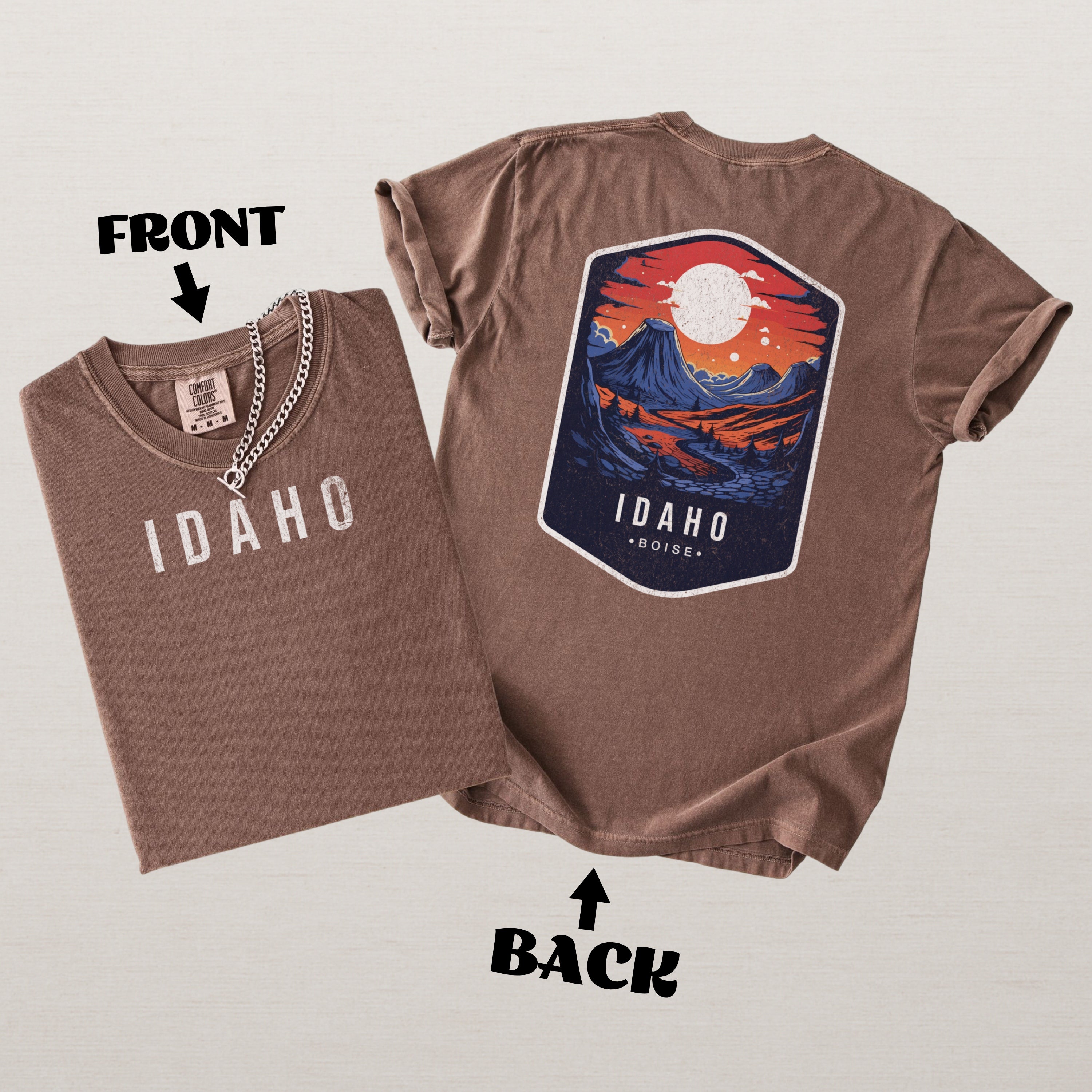 Idaho Scenic Badge Shirt – Boise Edition