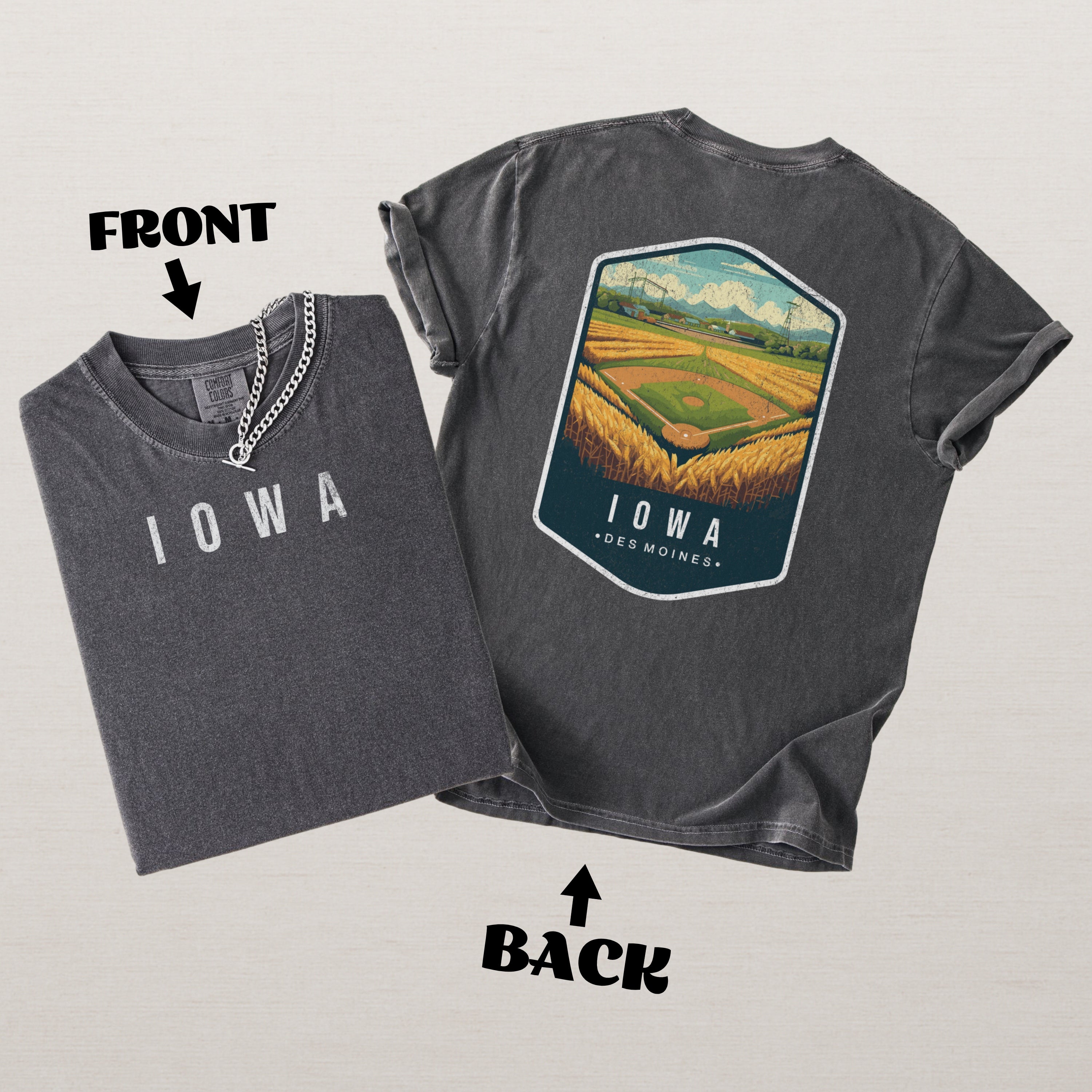 Iowa Scenic Badge Shirt – Des Moines Edition