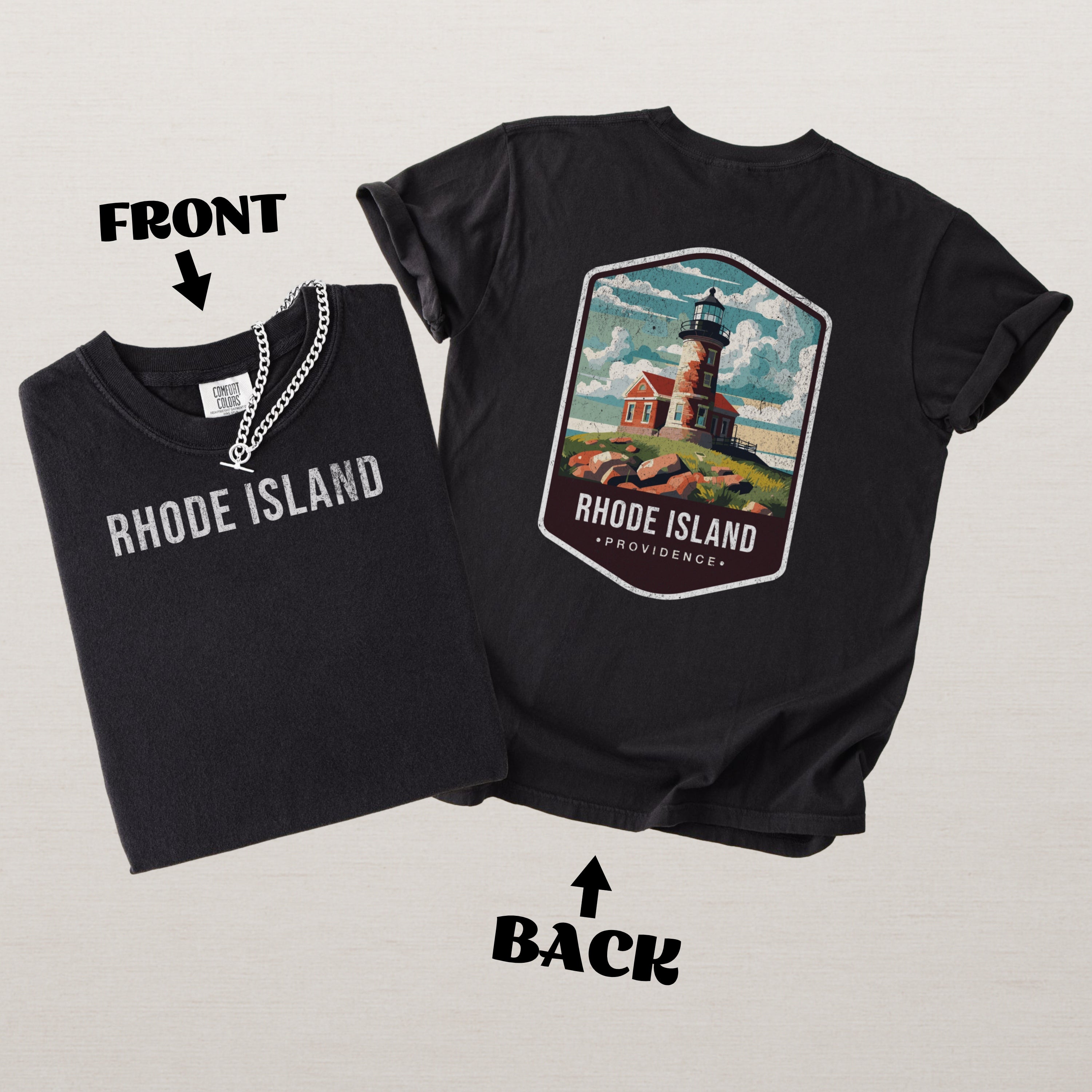 Rhode Island Scenic Badge Shirt – Providence Harbor Edition