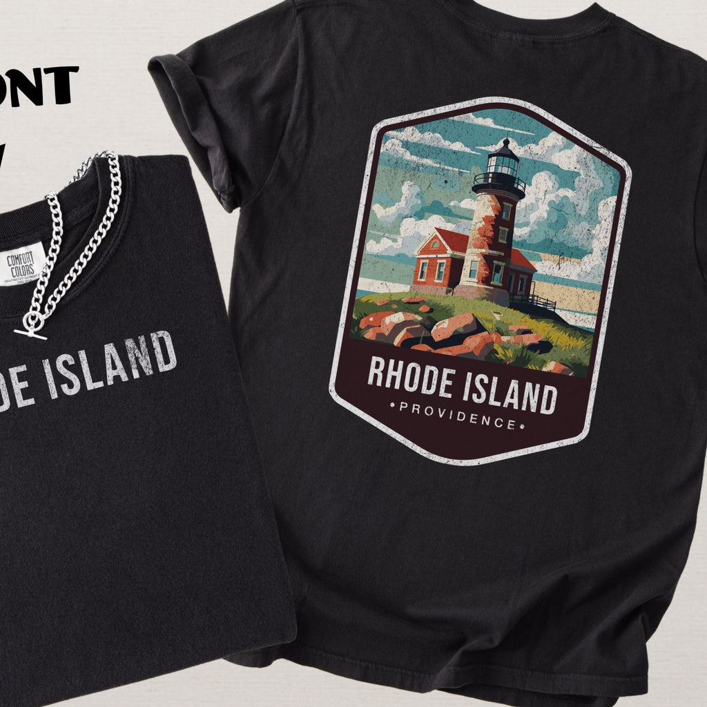 Rhode Island Scenic Badge Shirt – Providence Harbor Edition