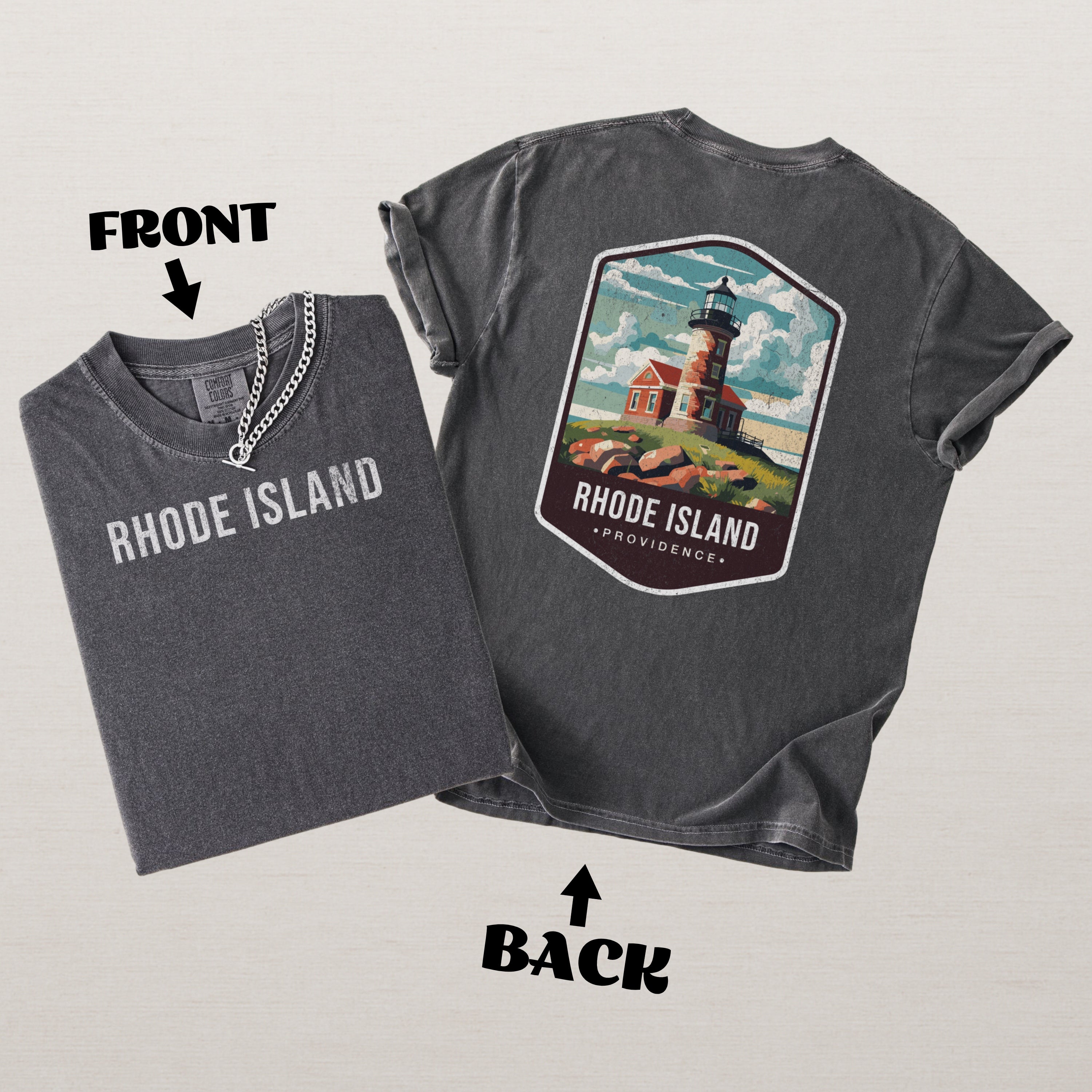 Rhode Island Scenic Badge Shirt – Providence Harbor Edition