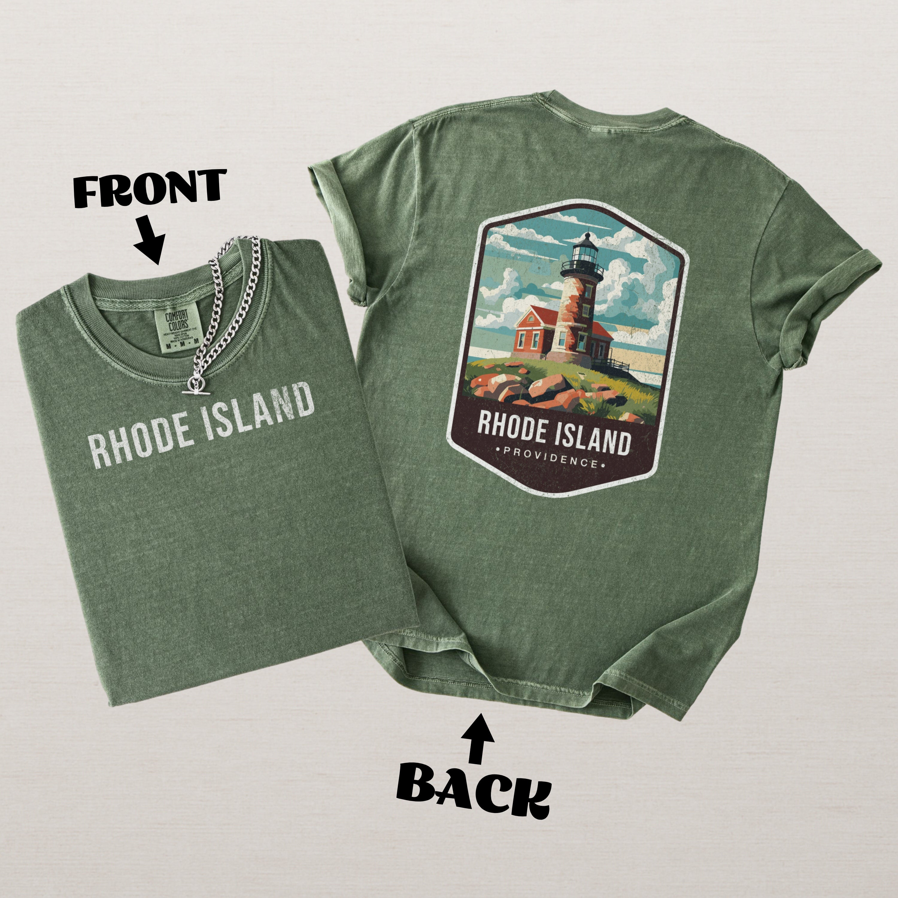 Rhode Island Scenic Badge Shirt – Providence Harbor Edition
