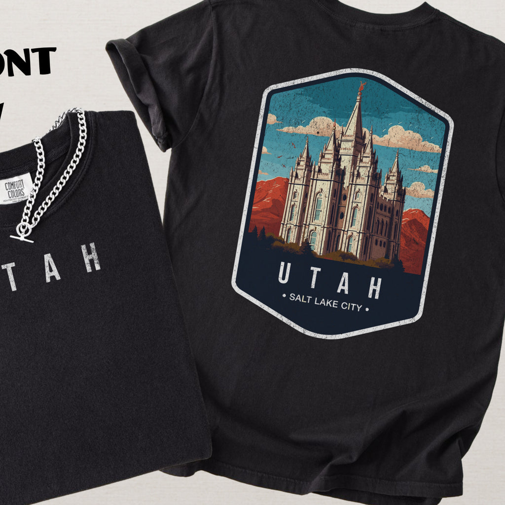 Utah Scenic Badge Shirt – Salt Lake City Edition