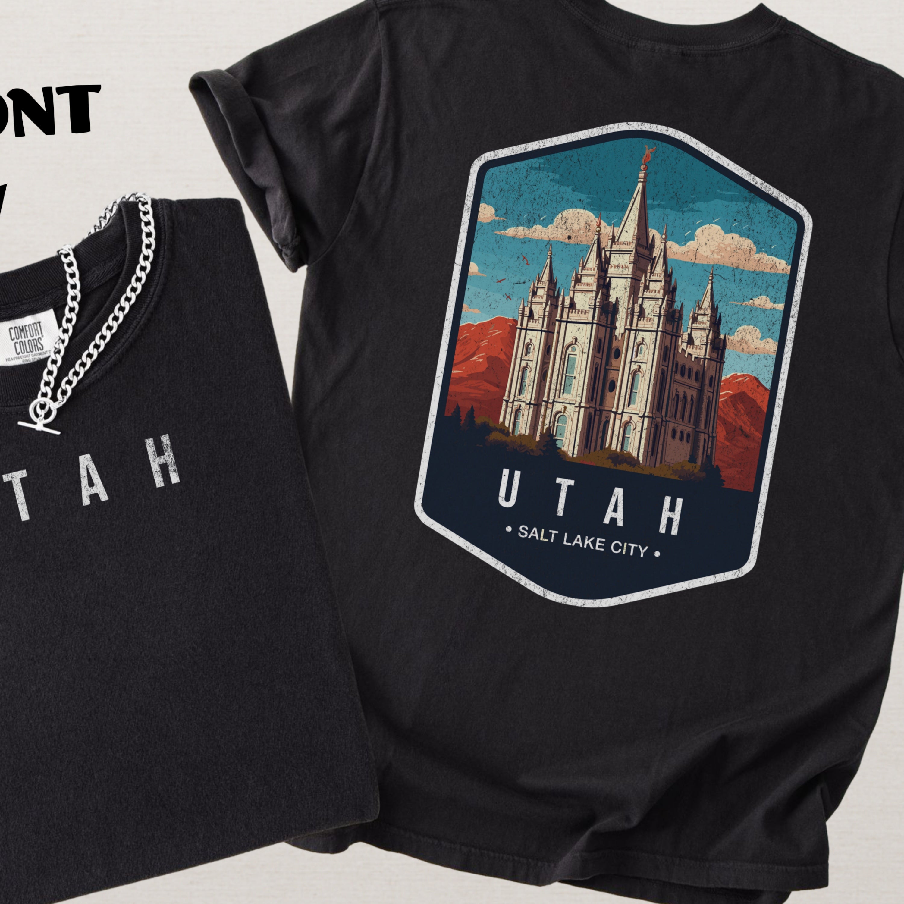Utah Scenic Badge Shirt – Salt Lake City Edition