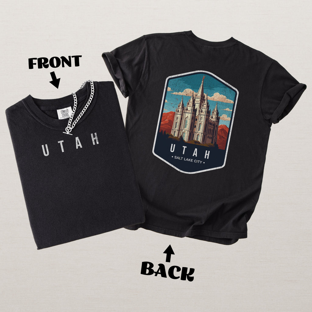 Utah Scenic Badge Shirt – Salt Lake City Edition