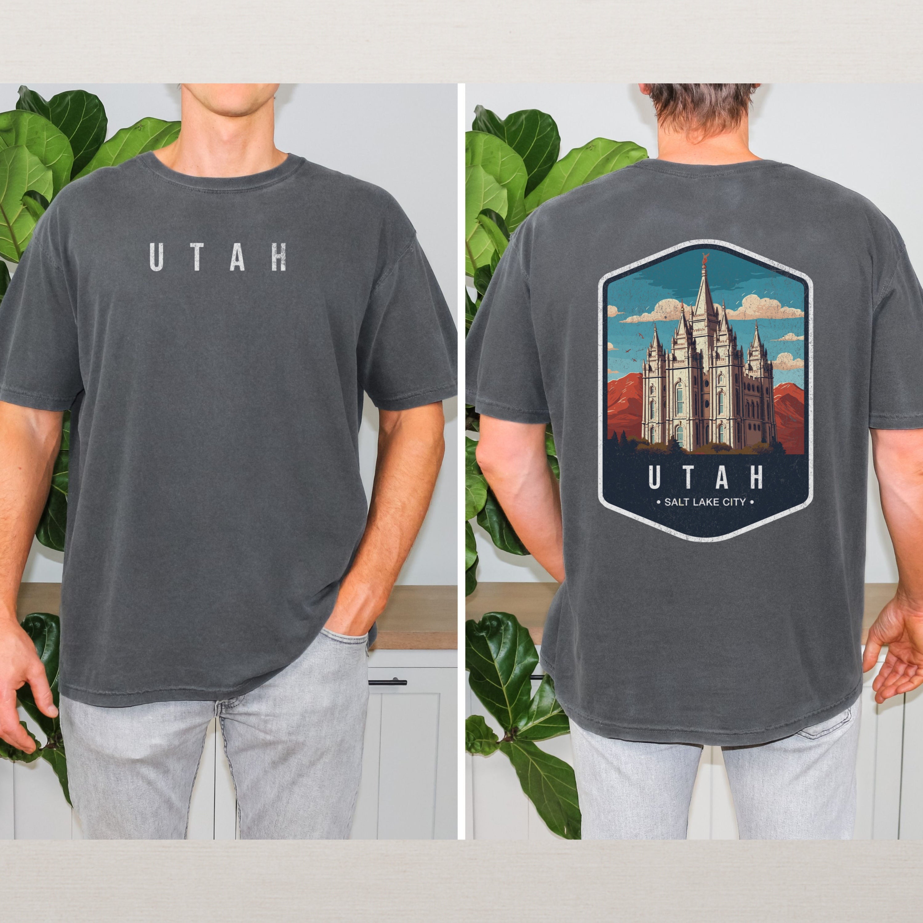 Utah Scenic Badge Shirt – Salt Lake City Edition