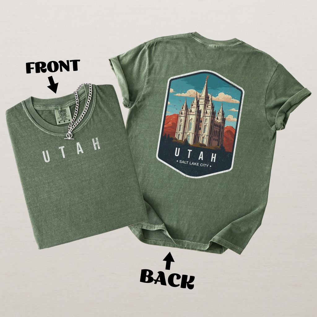 Utah Scenic Badge Shirt – Salt Lake City Edition