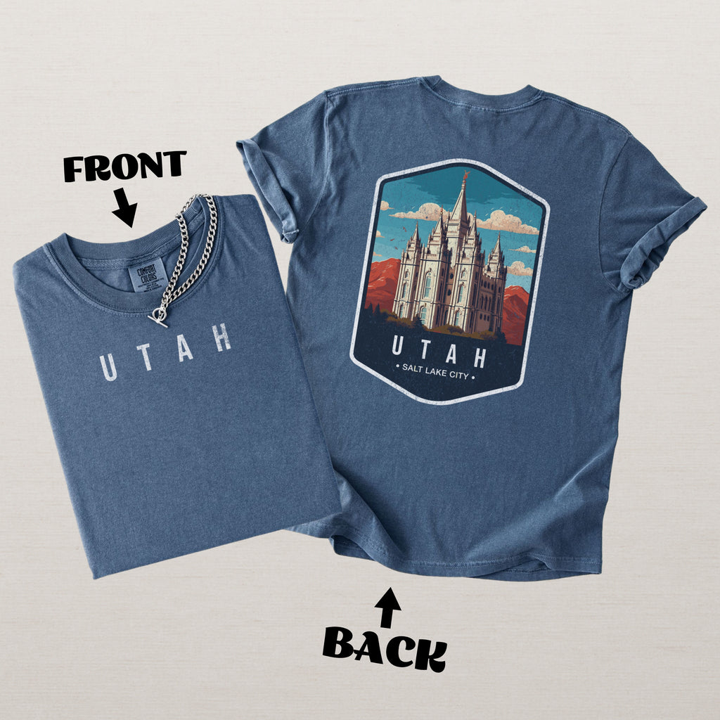 Utah Scenic Badge Shirt – Salt Lake City Edition