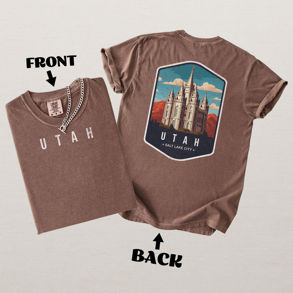 Utah Scenic Badge Shirt – Salt Lake City Edition